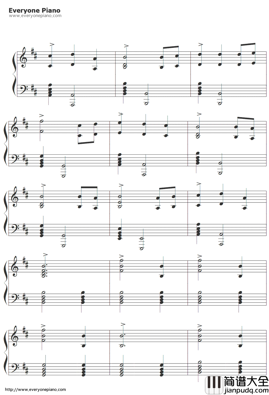 上古卷轴5：天际主题曲钢琴谱_Jeremy_Soule