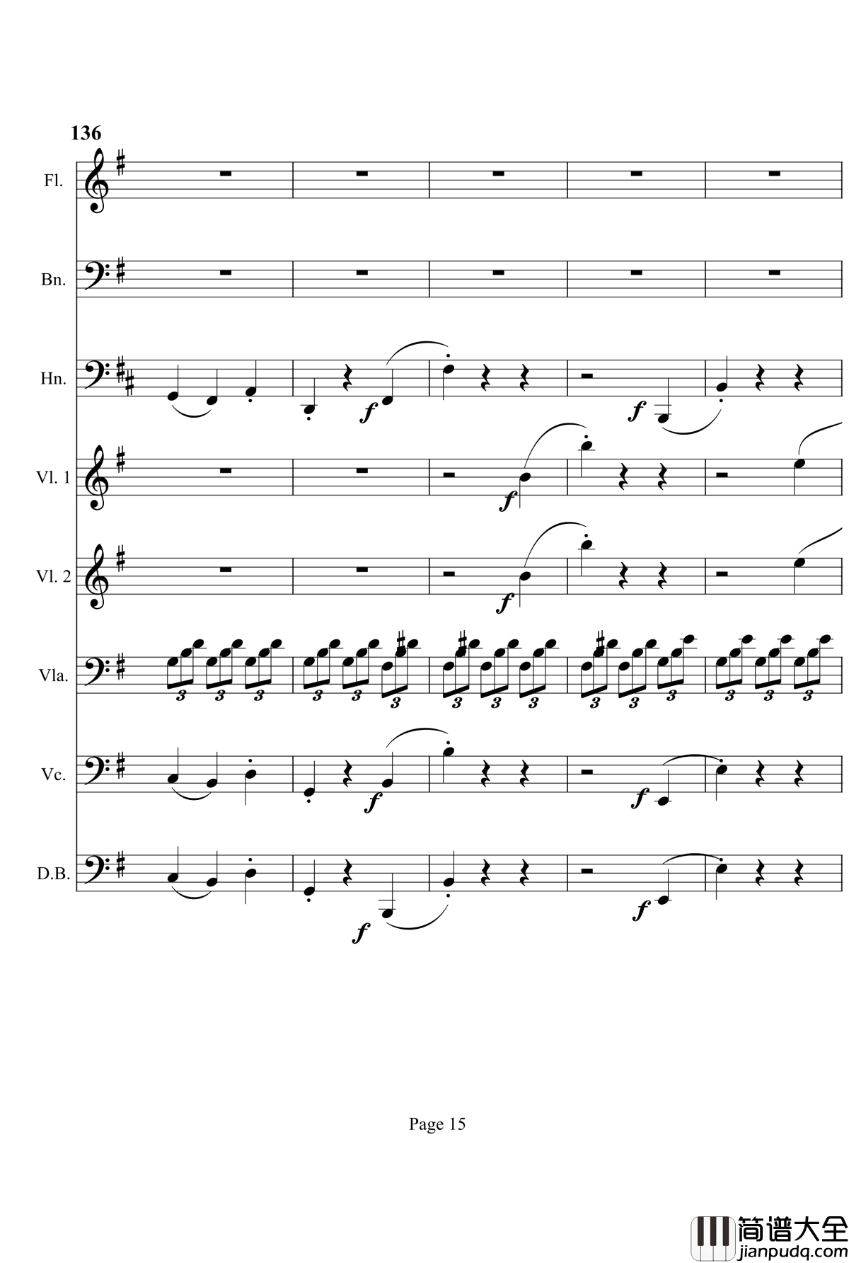 奏鸣曲之交响钢琴谱_第7首_Ⅲ_贝多芬_beethoven