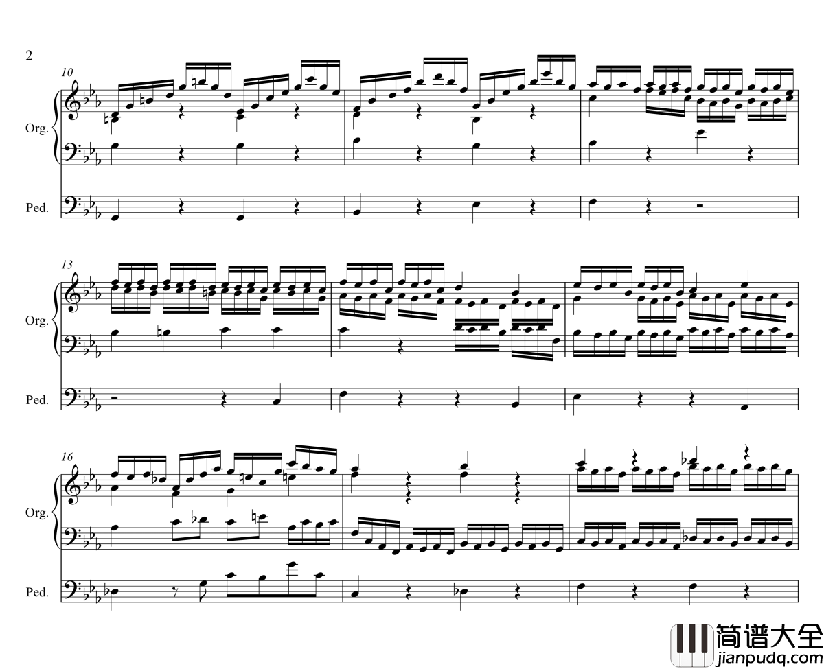 Tocatta_and_Fugue_in_C_minor钢琴谱_P.D.Q.Bach