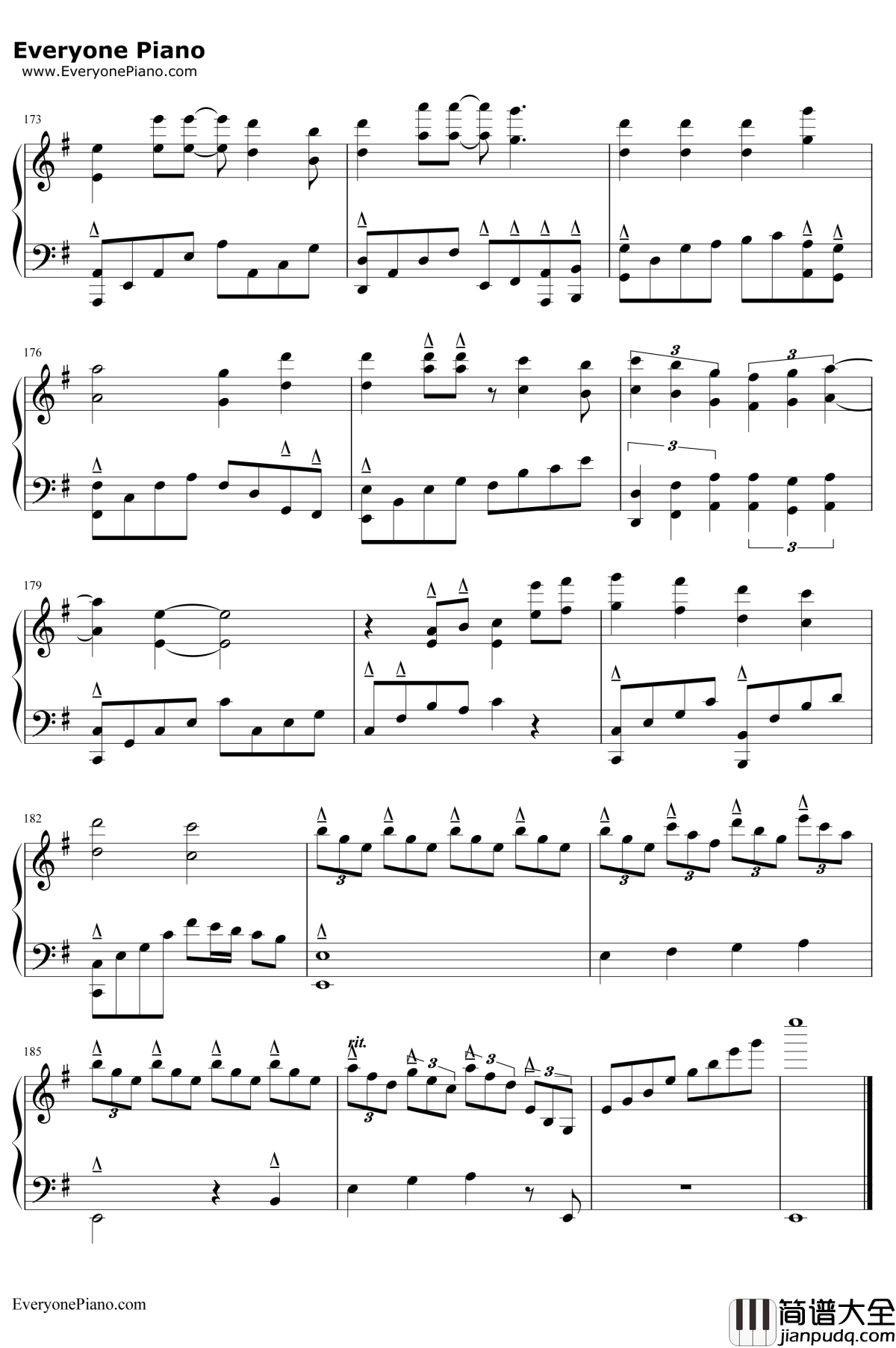 化蝶钢琴谱__何韵诗