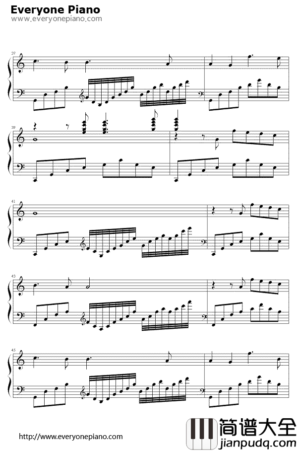罗曼史钢琴谱_理查德·克莱德曼Richard_Clayderman