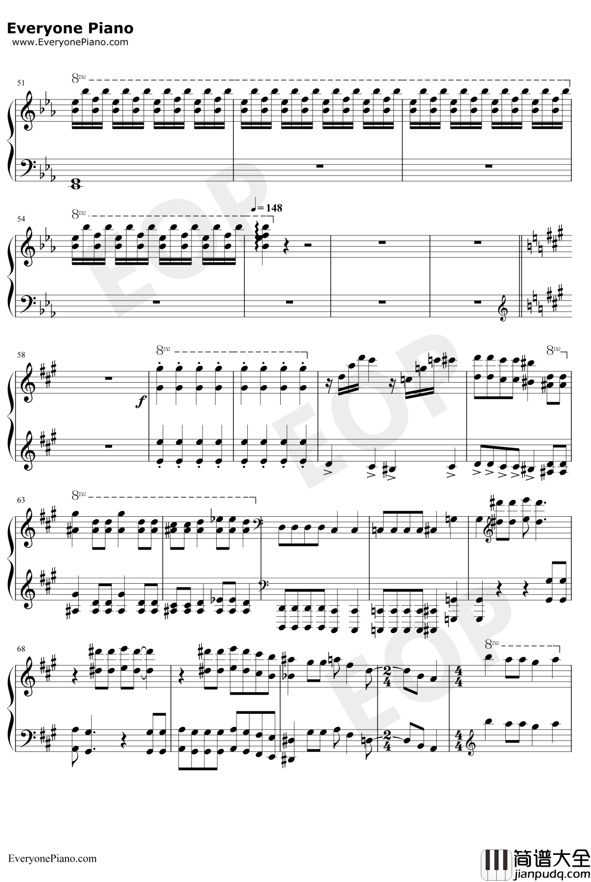 Bohemian_Rhapsody钢琴谱_马克西姆_完美版_波希米亚狂想曲