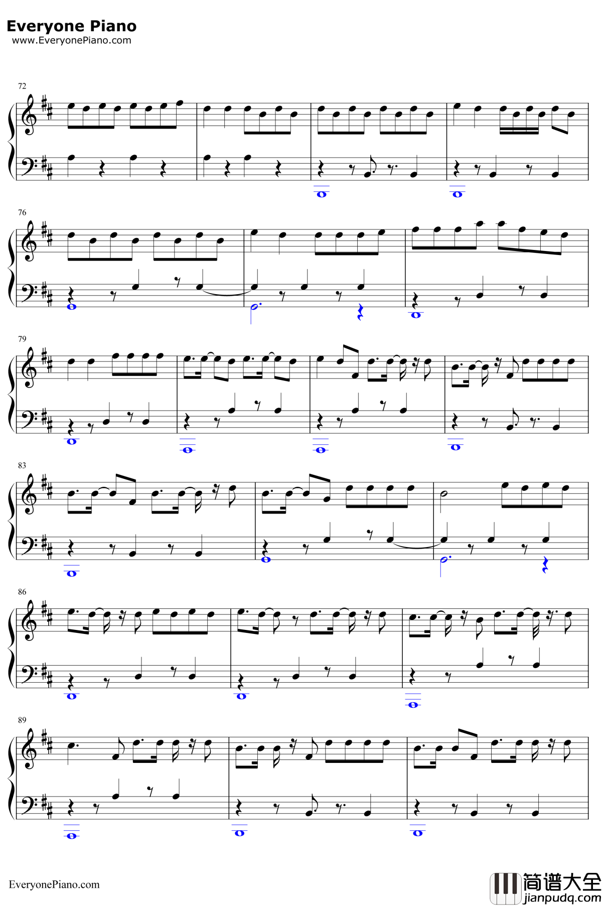 Despacito简单版钢琴谱__LuisFonsi