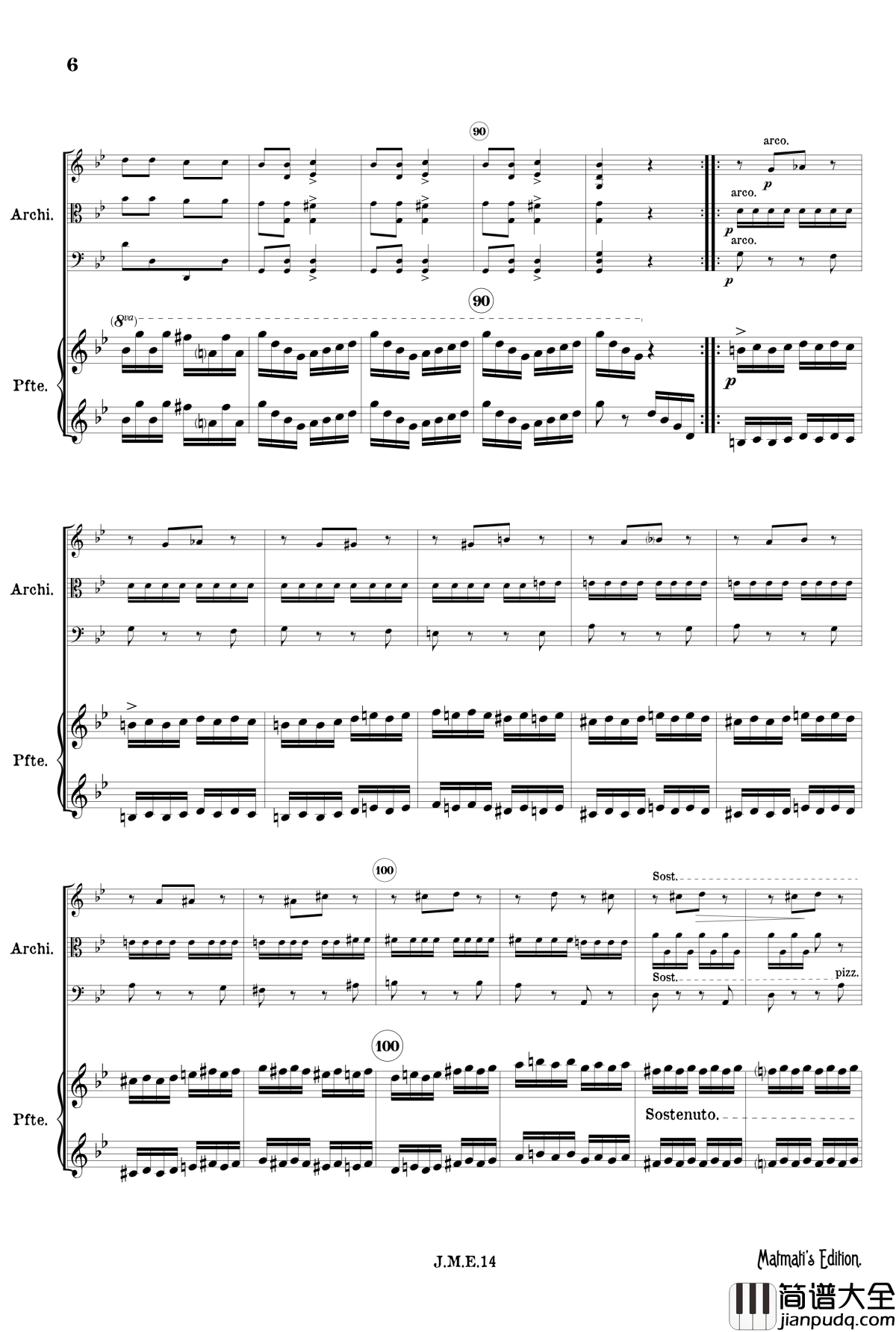 g小调第一钢琴四重奏_Op.25__第四乐章_吉普赛回旋曲钢琴谱_勃拉姆斯