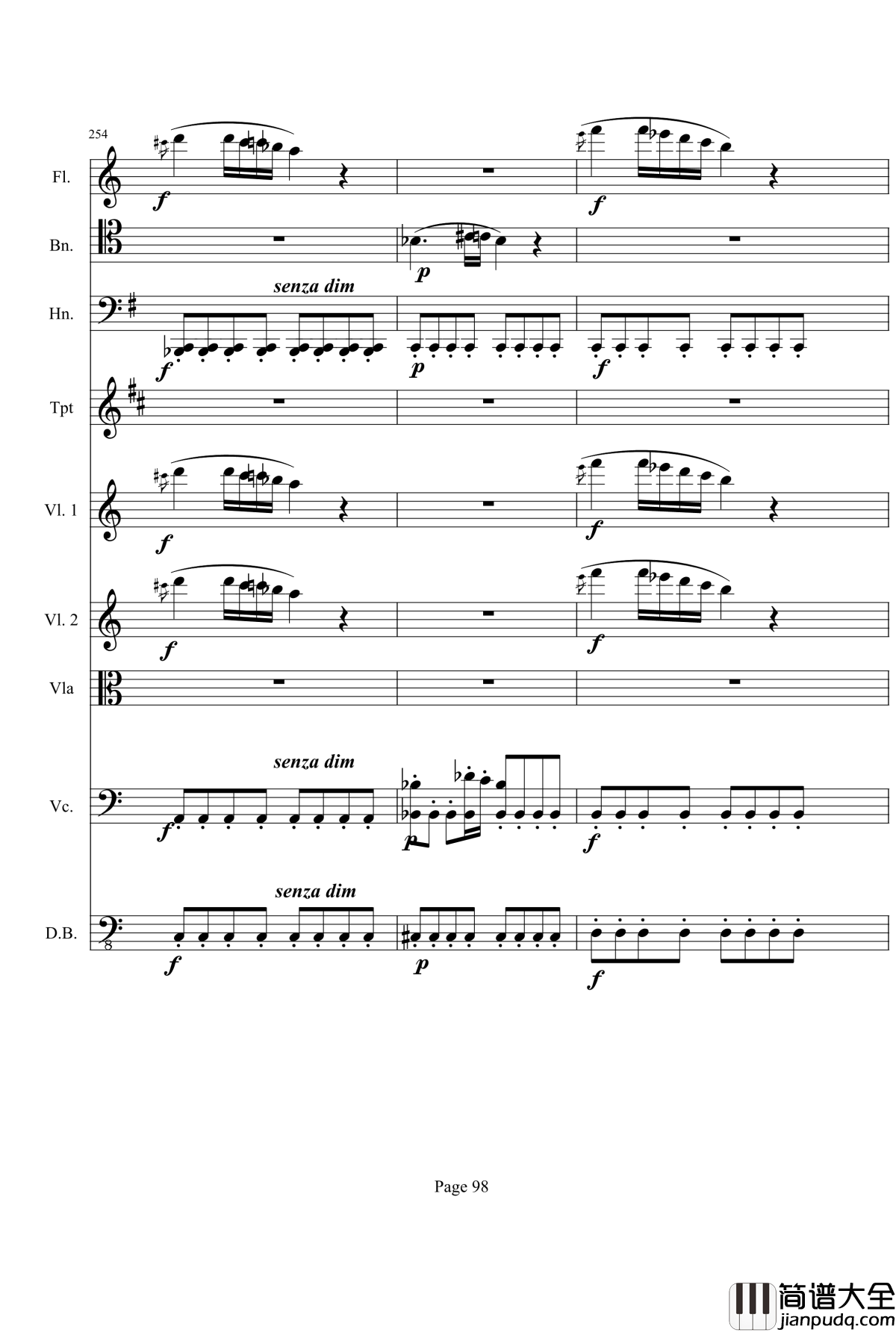 奏鸣曲之交响钢琴谱_第21_Ⅰ_贝多芬_beethoven