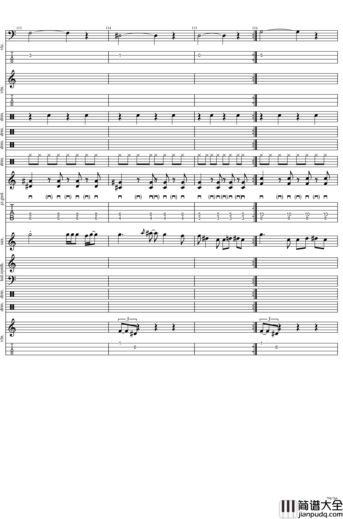 epic_sax_guy钢琴谱_ray_charles_hit_the_road_jack