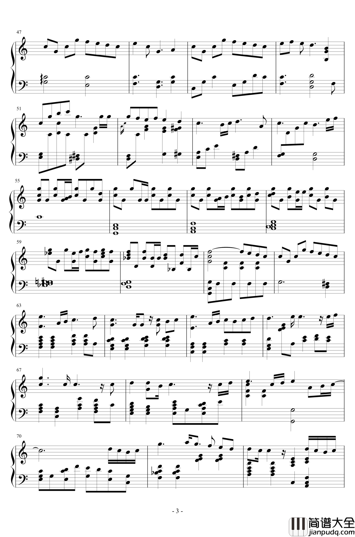 约会大作战II诱宵美九返场曲钢琴谱_My_Treasure_独奏版_约会大作战第二季