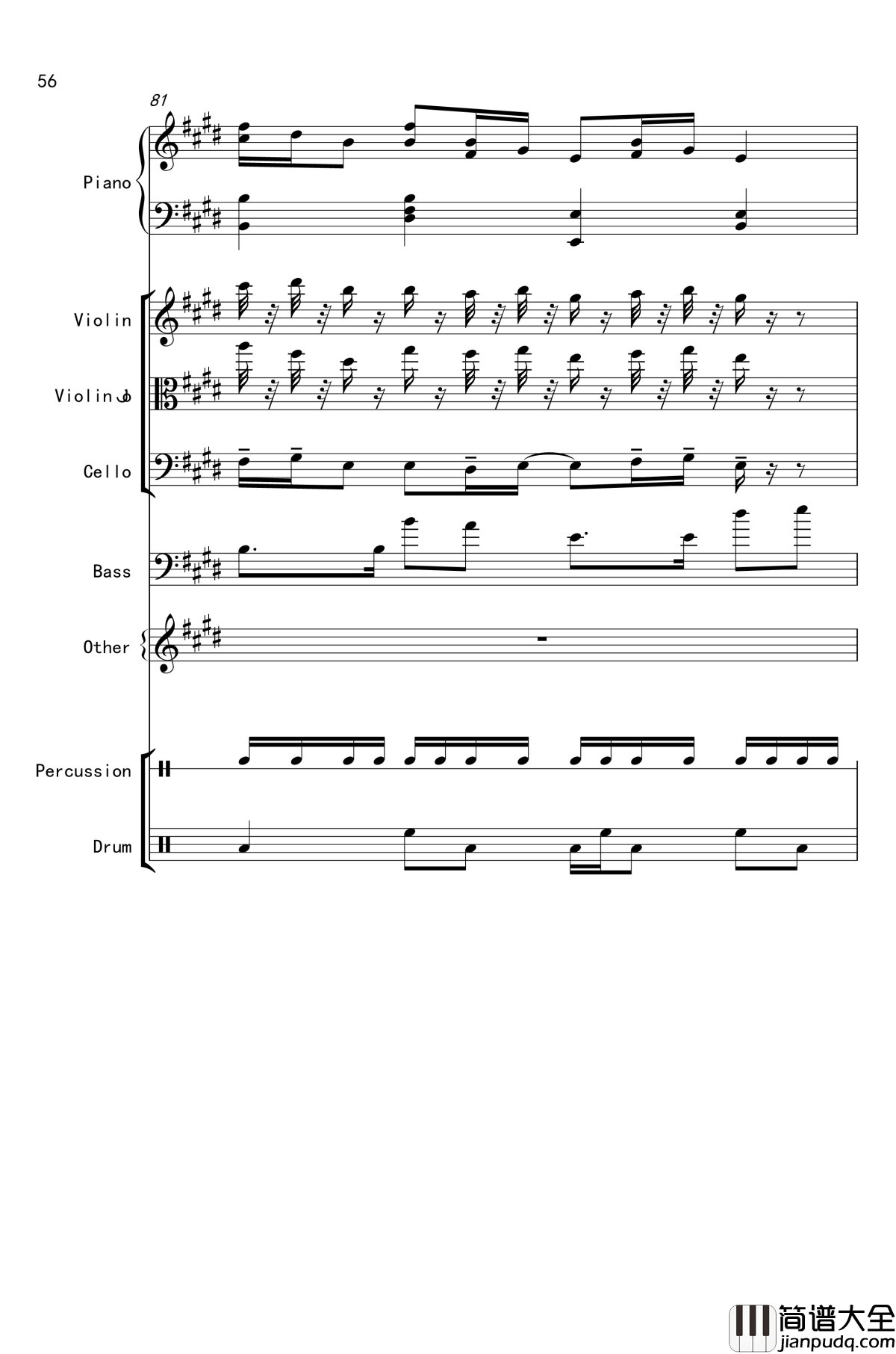克罗地亚舞曲钢琴谱_马克西姆_Maksim·Mrvica