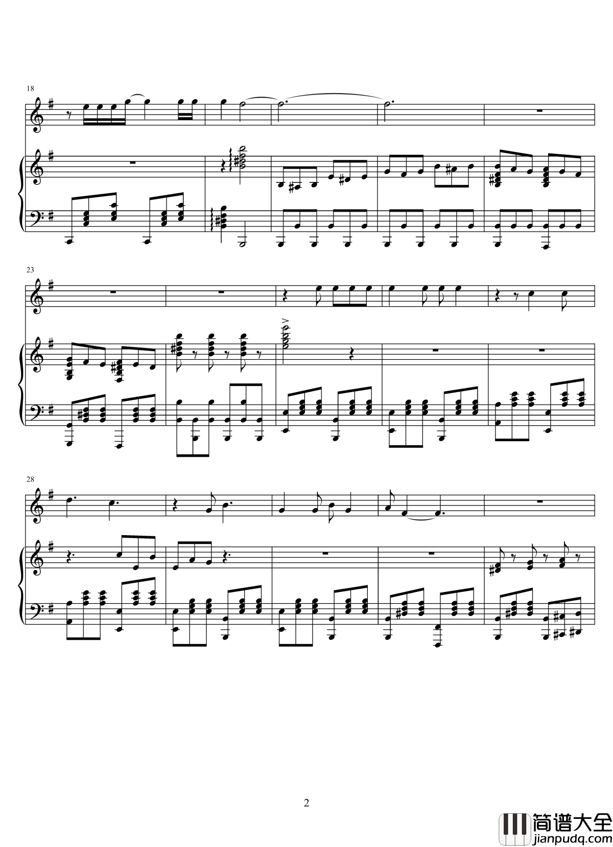 La_Llorona钢琴谱_coco