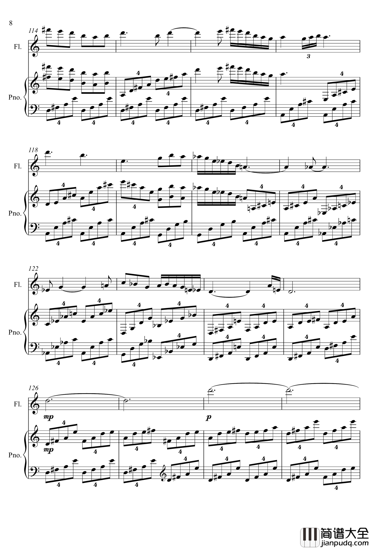 即兴曲3钢琴谱_yewwc