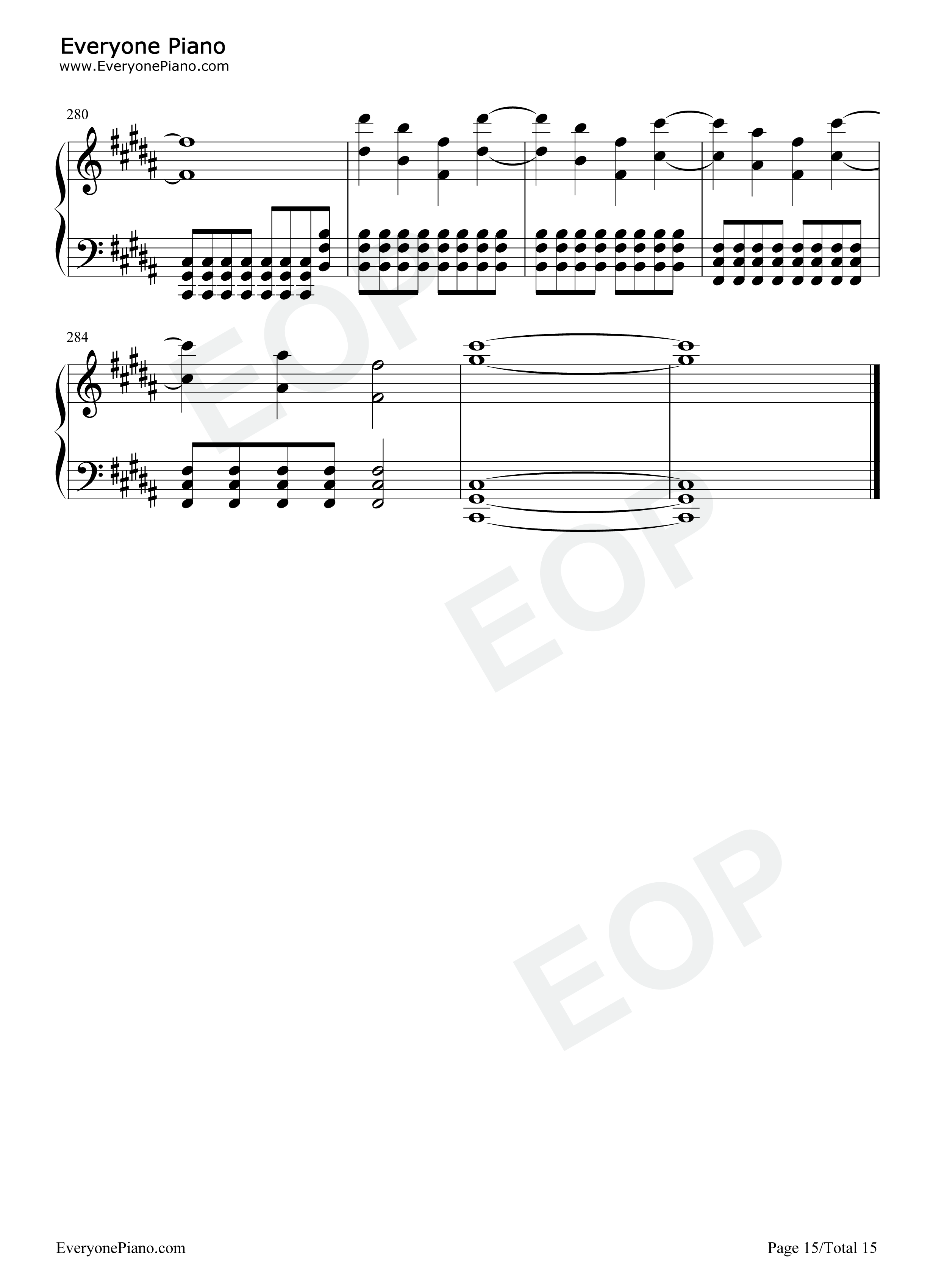 Snow_Hey_Oh钢琴谱_Red_Hot_Chili_Peppers
