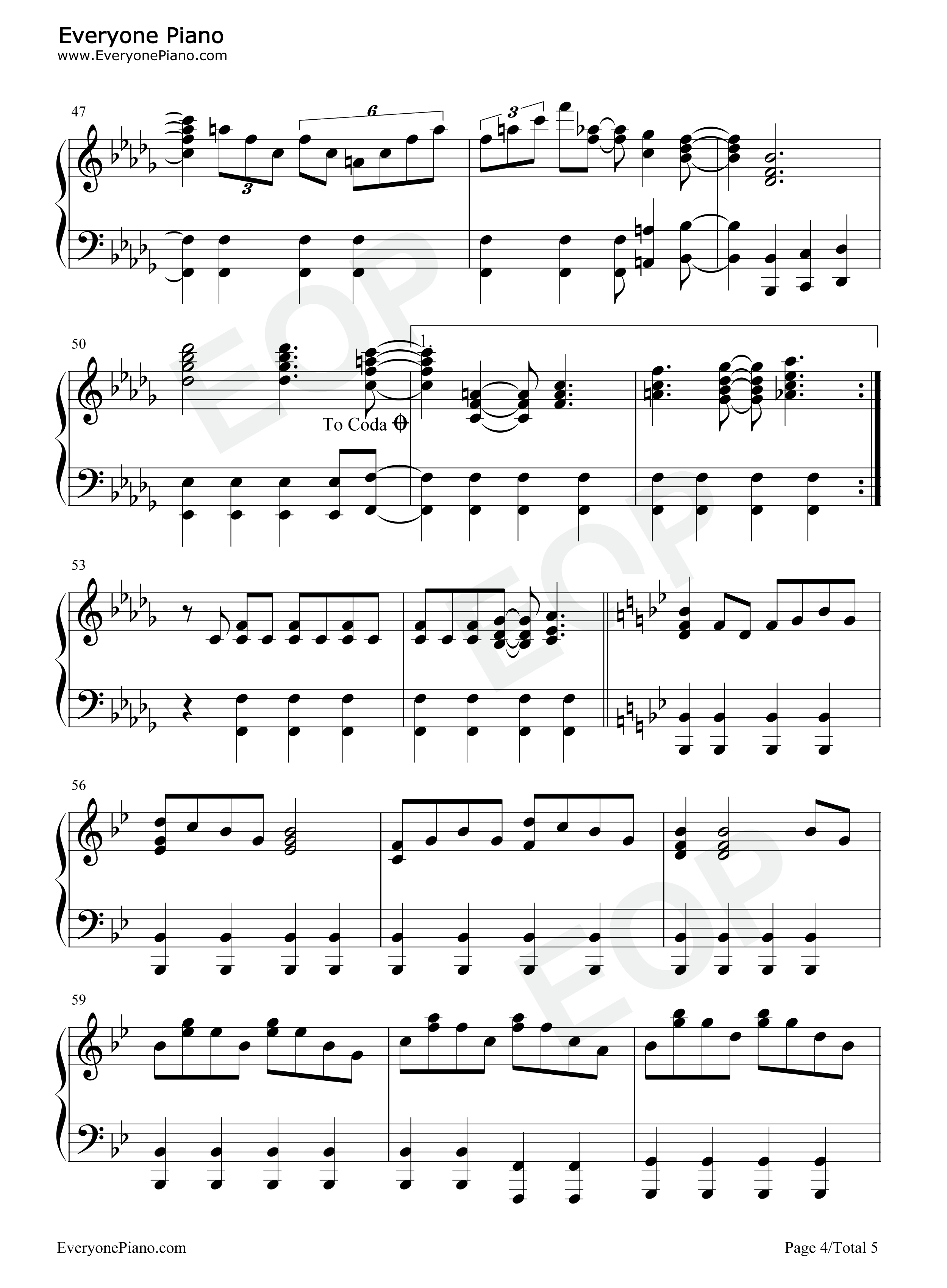 Im_Still_Standing钢琴谱_Elton_John_Bernie_Taupin