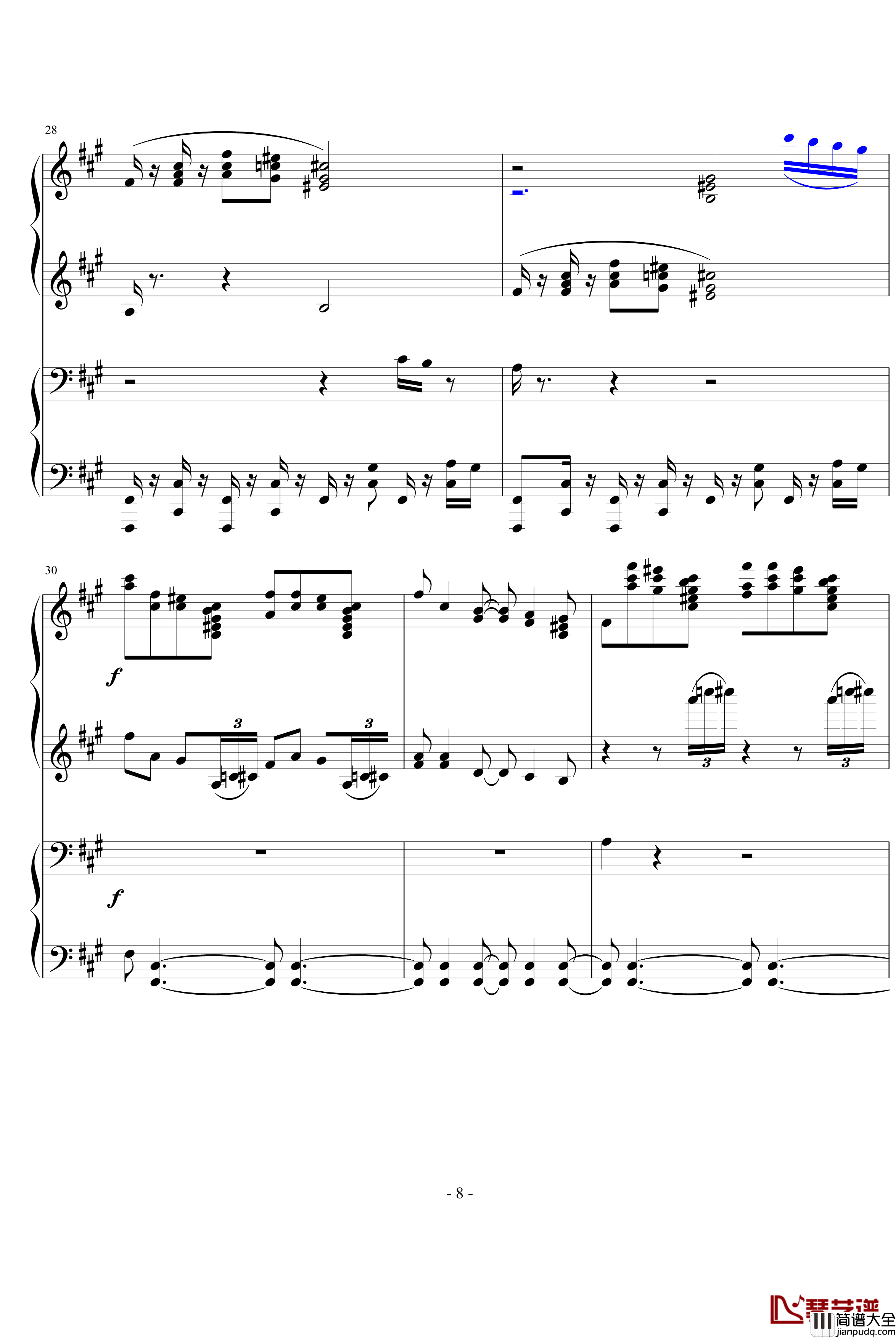 四小天鹅舞曲钢琴谱_柴科夫斯基_Peter_Ilyich_Tchaikovsky