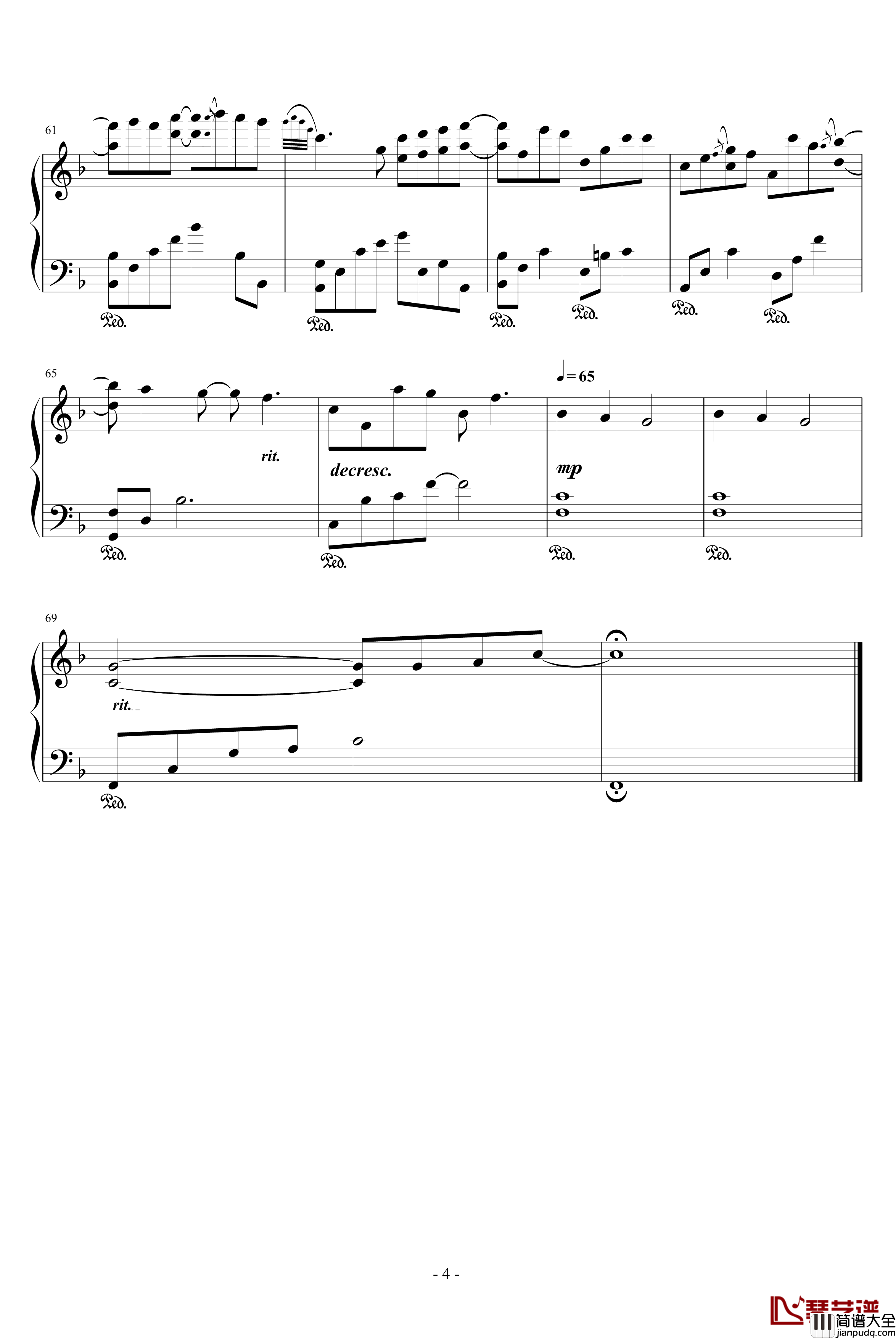 Love_me钢琴谱_完美演奏版_Yiruma