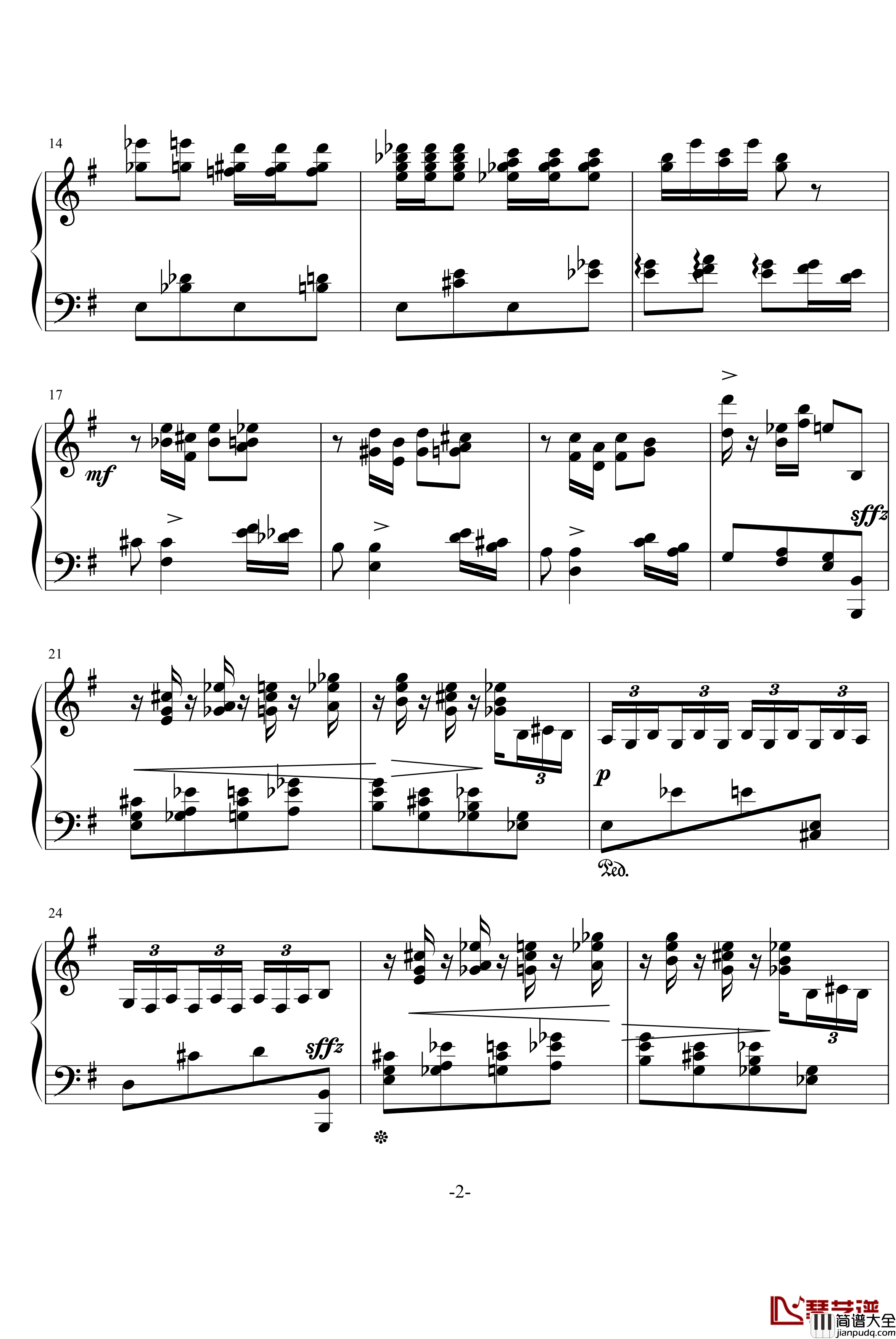 糖果仙子舞曲钢琴谱_柴科夫斯基_Peter_Ilyich_Tchaikovsky