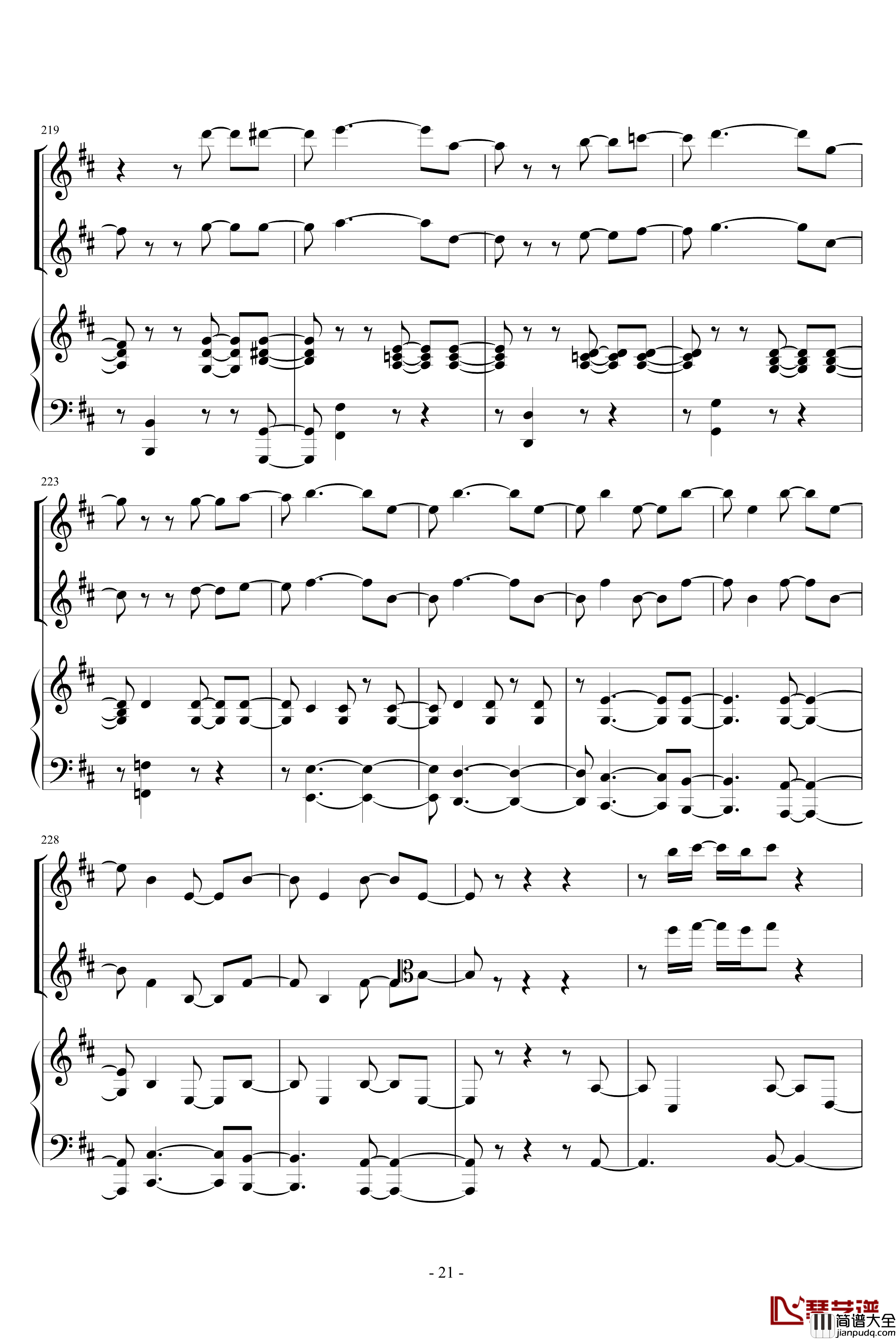 花之圆舞曲钢琴谱_柴科夫斯基_Peter_Ilyich_Tchaikovsky