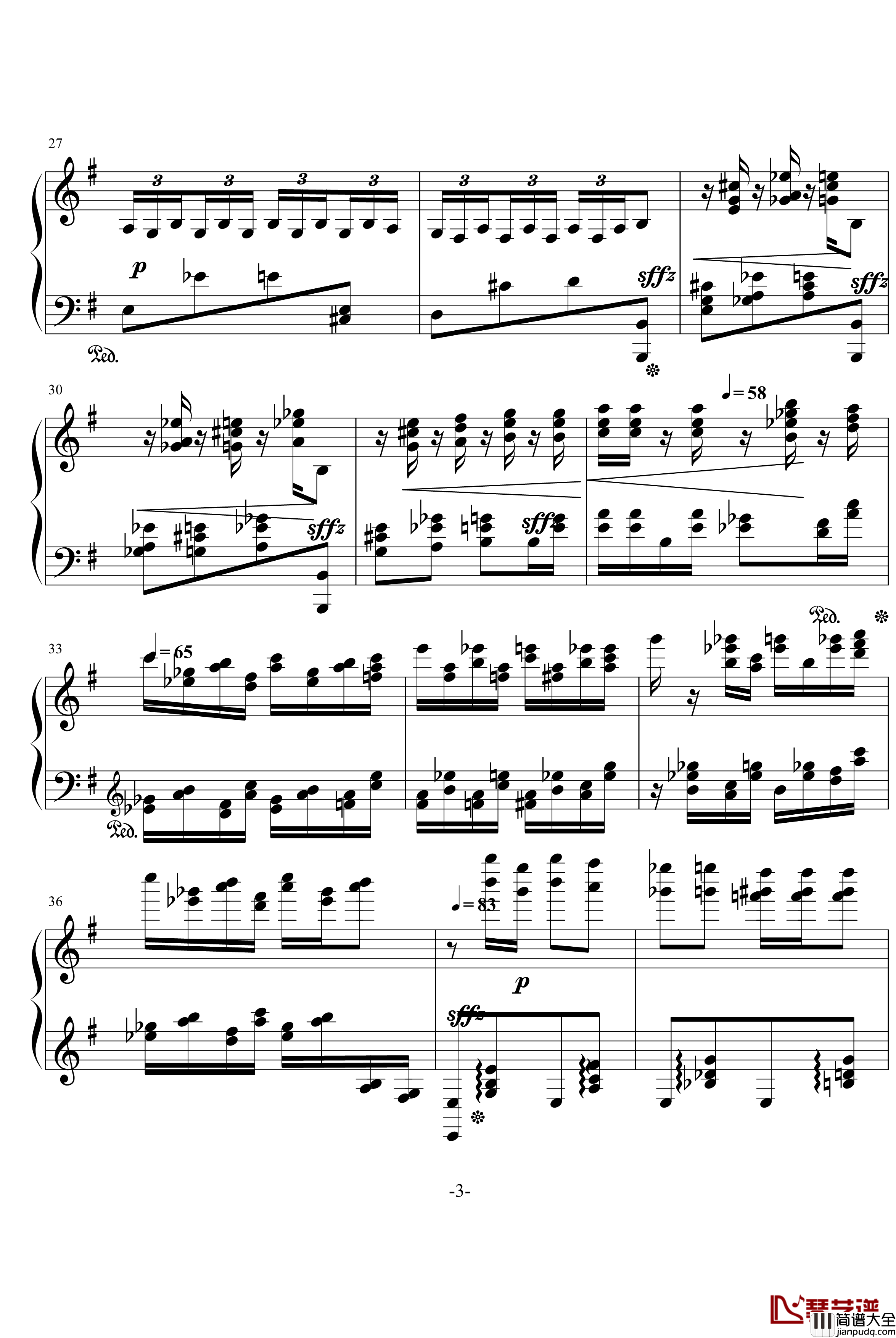 糖果仙子舞曲钢琴谱_柴科夫斯基_Peter_Ilyich_Tchaikovsky
