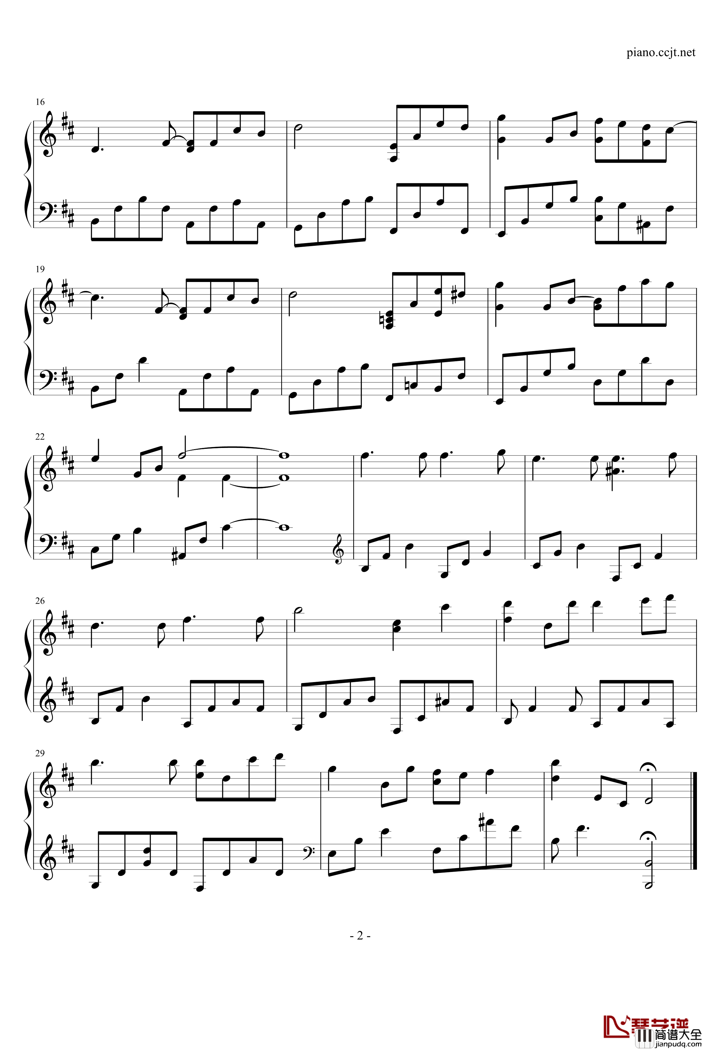 Love_Hurts钢琴谱_Yiruma