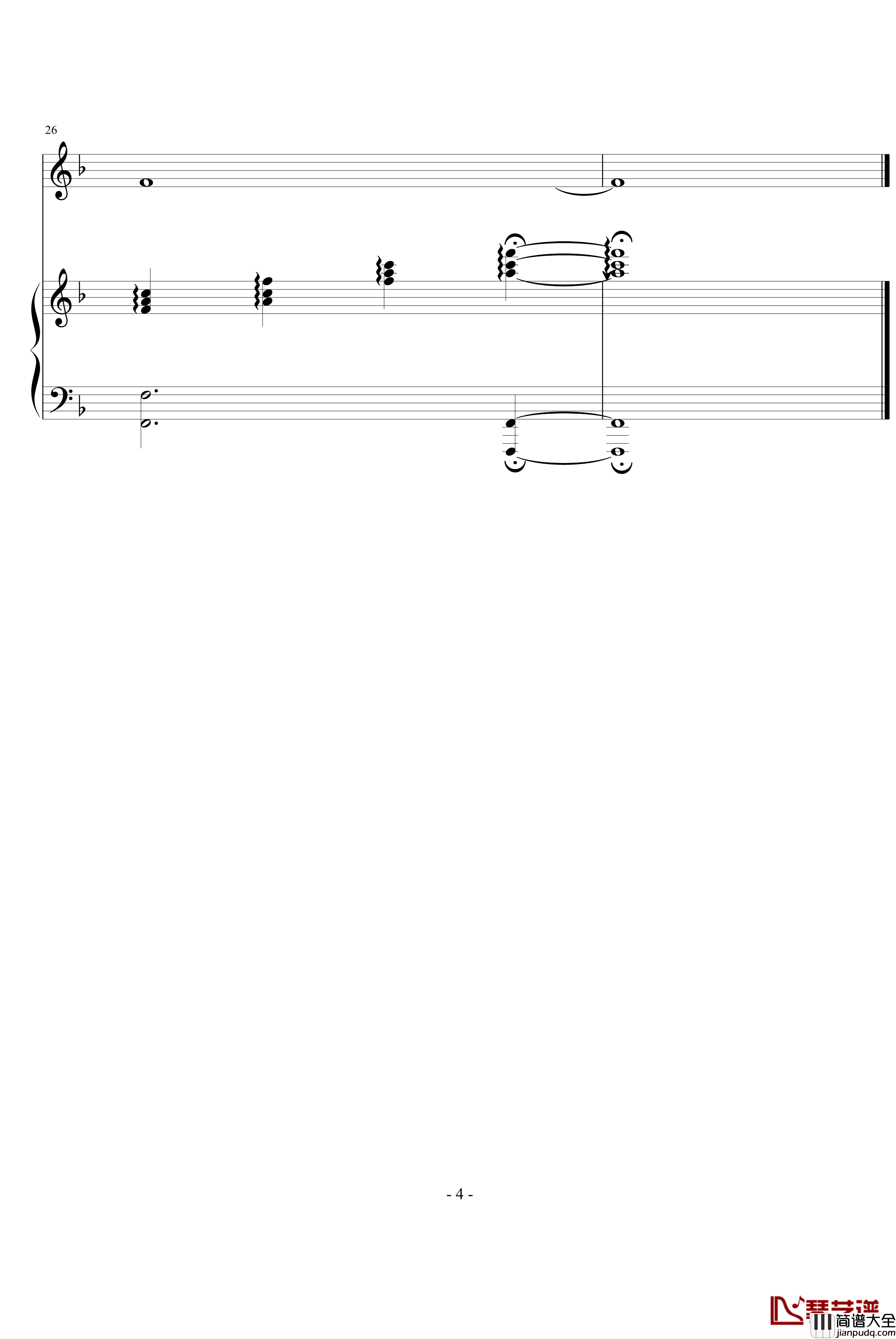 思乡曲钢琴谱_马思聪