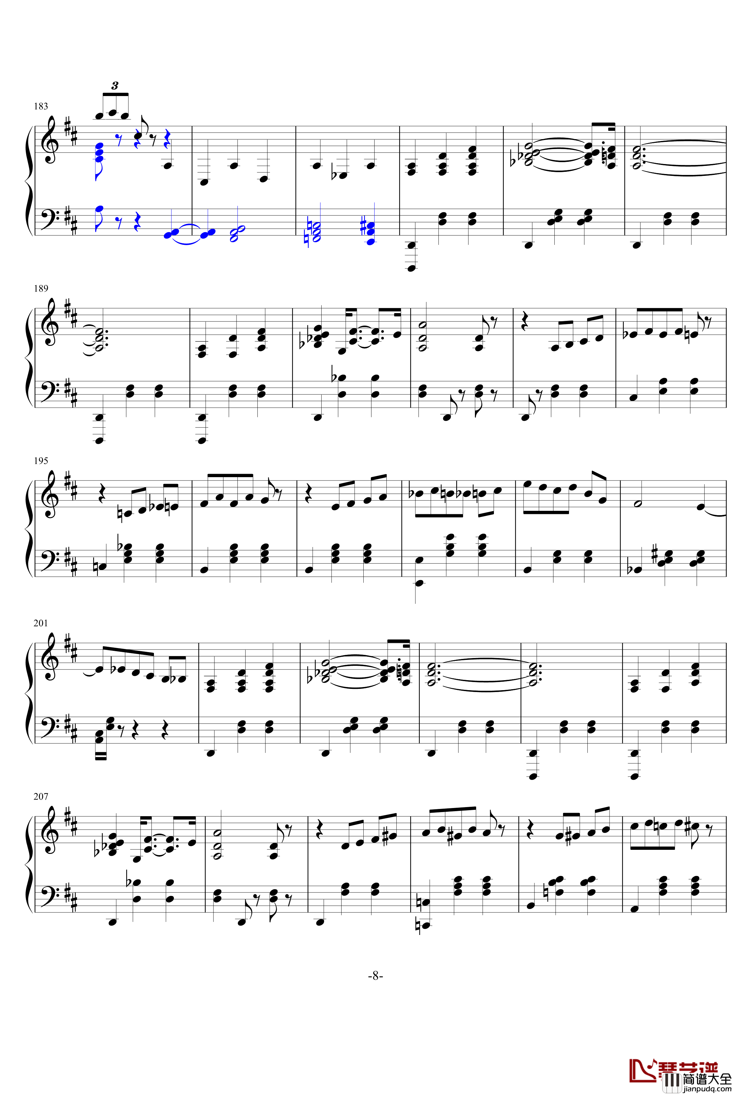 花之圆舞曲钢琴谱_柴科夫斯基_Peter_Ilyich_Tchaikovsky