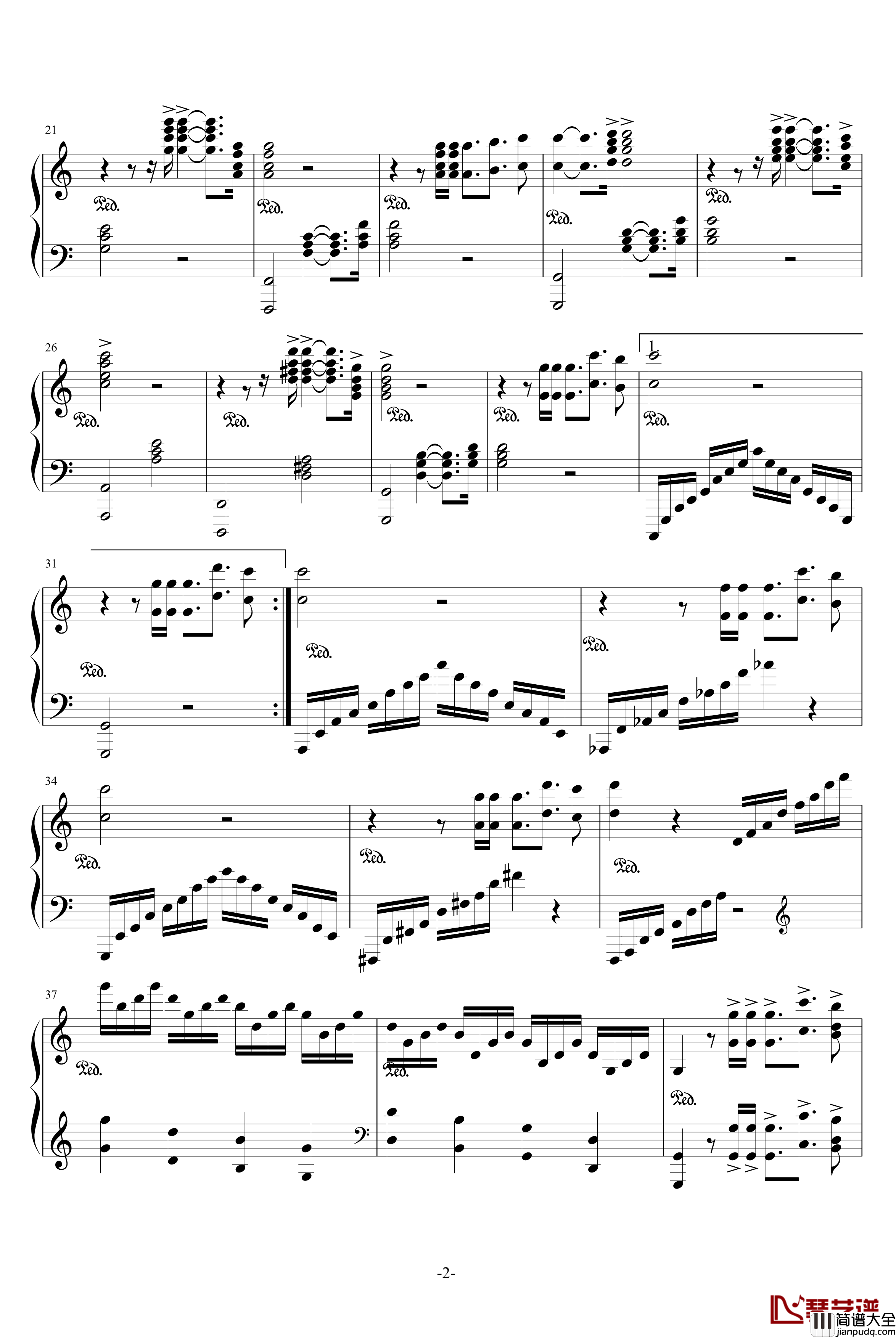 Wonderland钢琴谱_Tonci_Huljic_马克西姆_Maksim·Mrvica