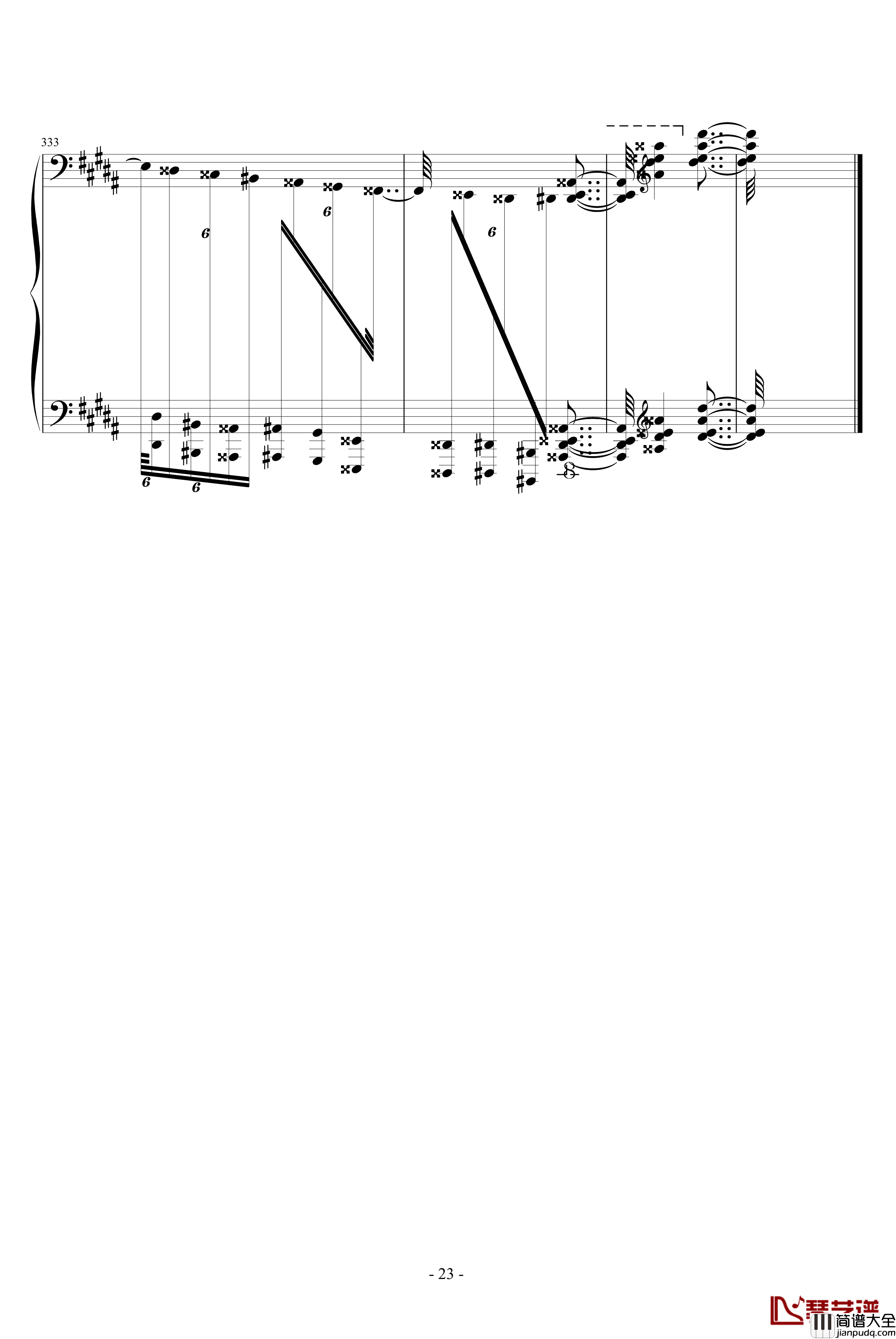 土耳其进行曲炫技版钢琴谱_莫扎特