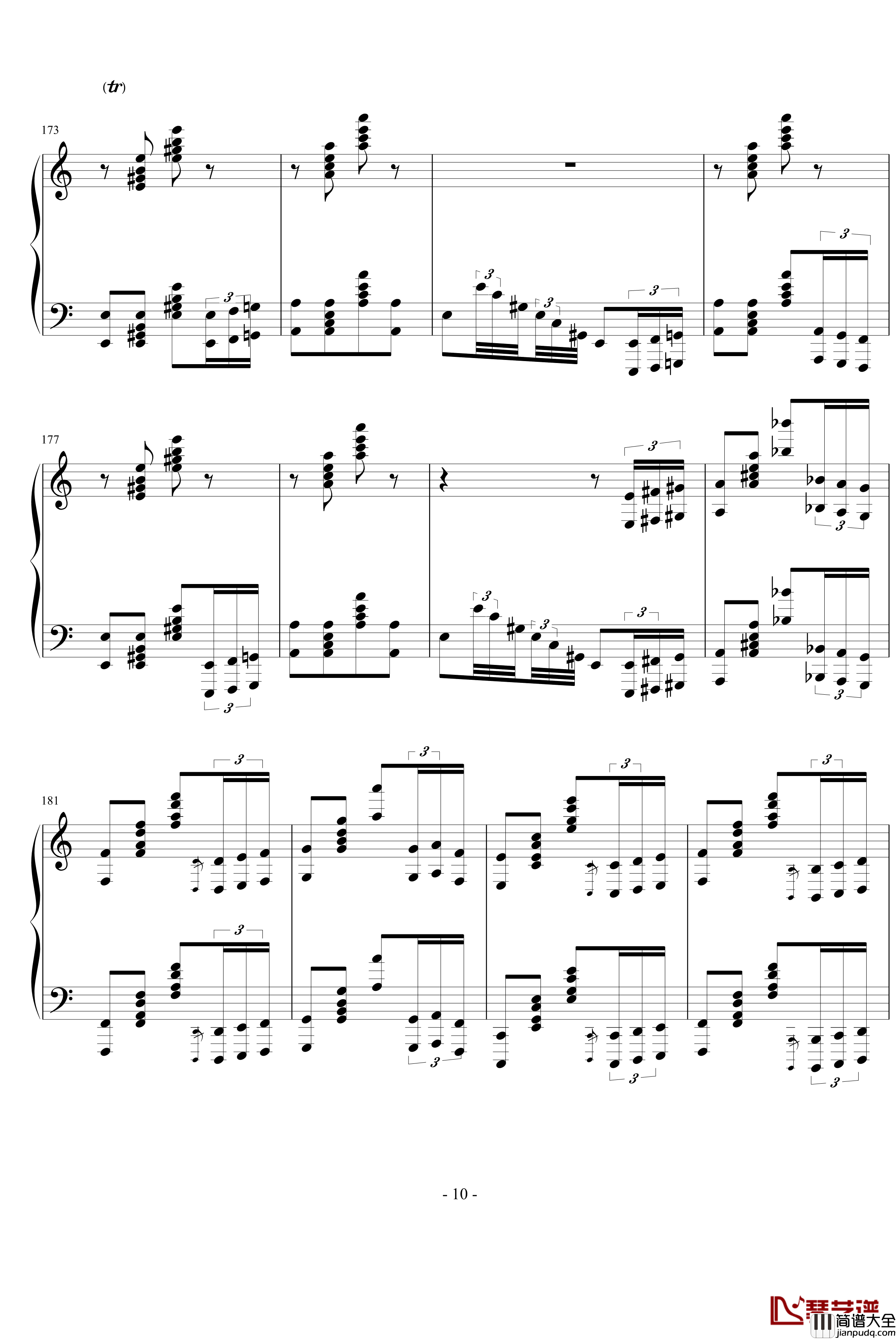 Pagrag钢琴谱_马克西姆_Maksim·Mrvica