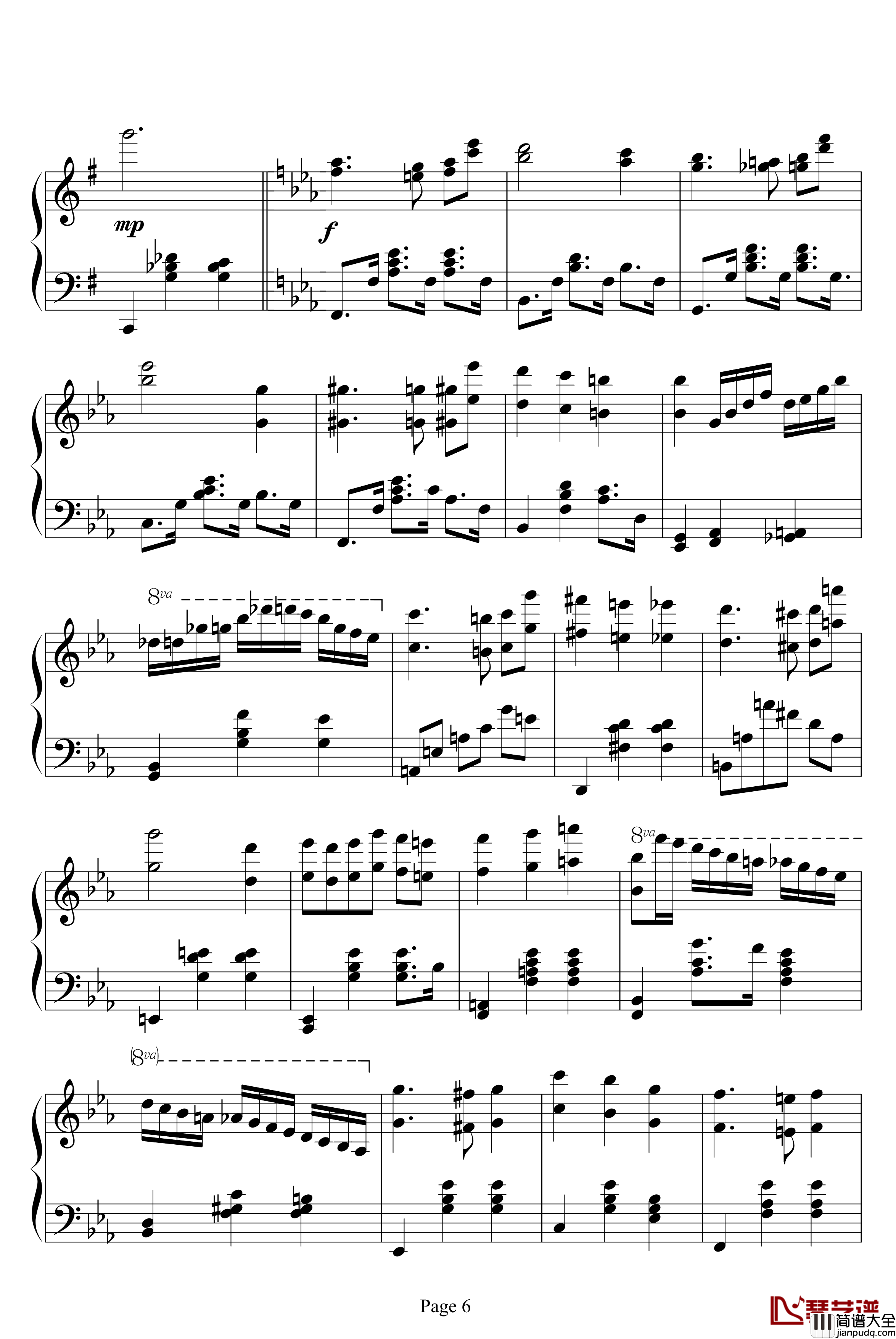 Magic_Waltz钢琴谱_海上钢琴师