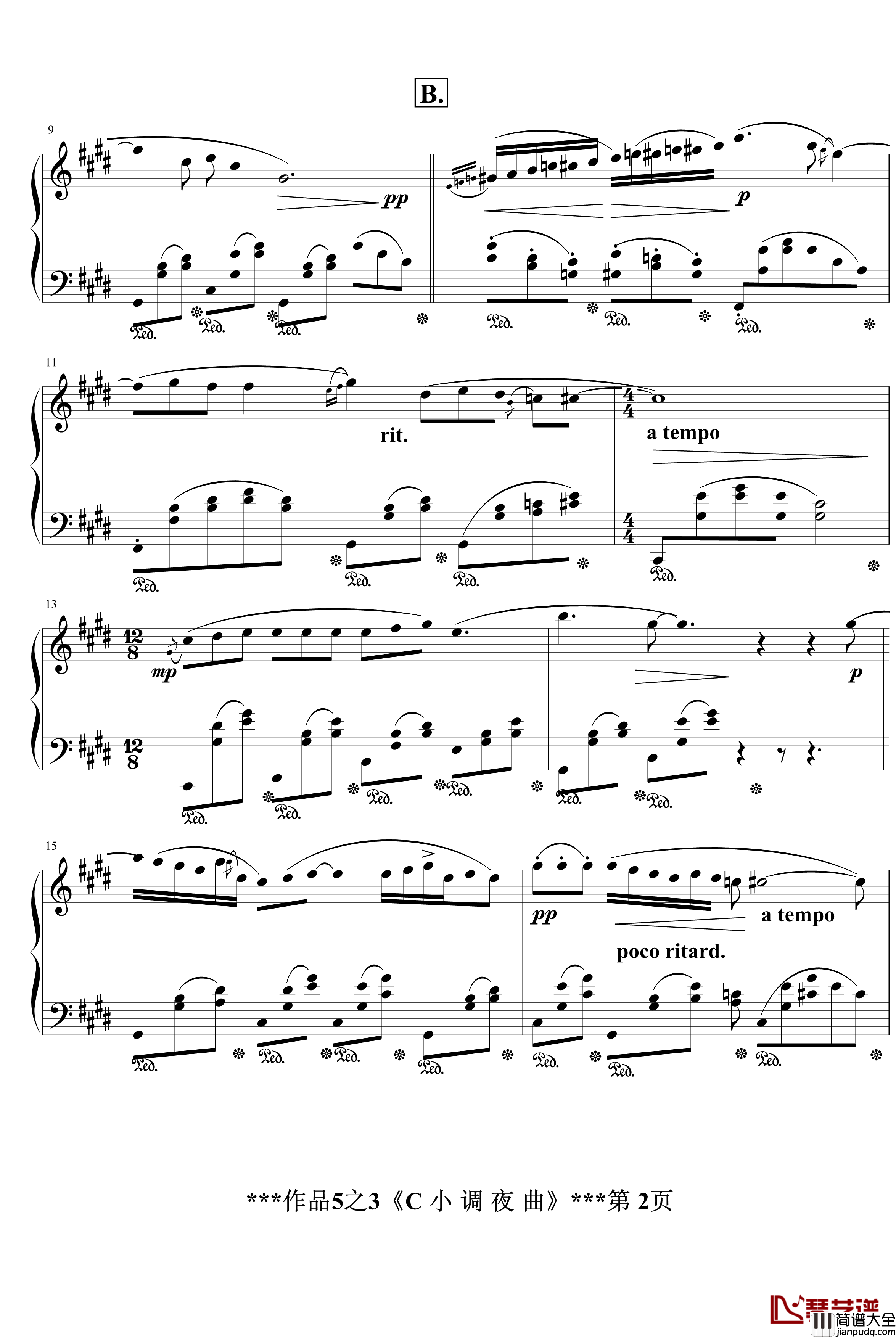 c小调夜曲op5.3钢琴谱_080713_jerry5743