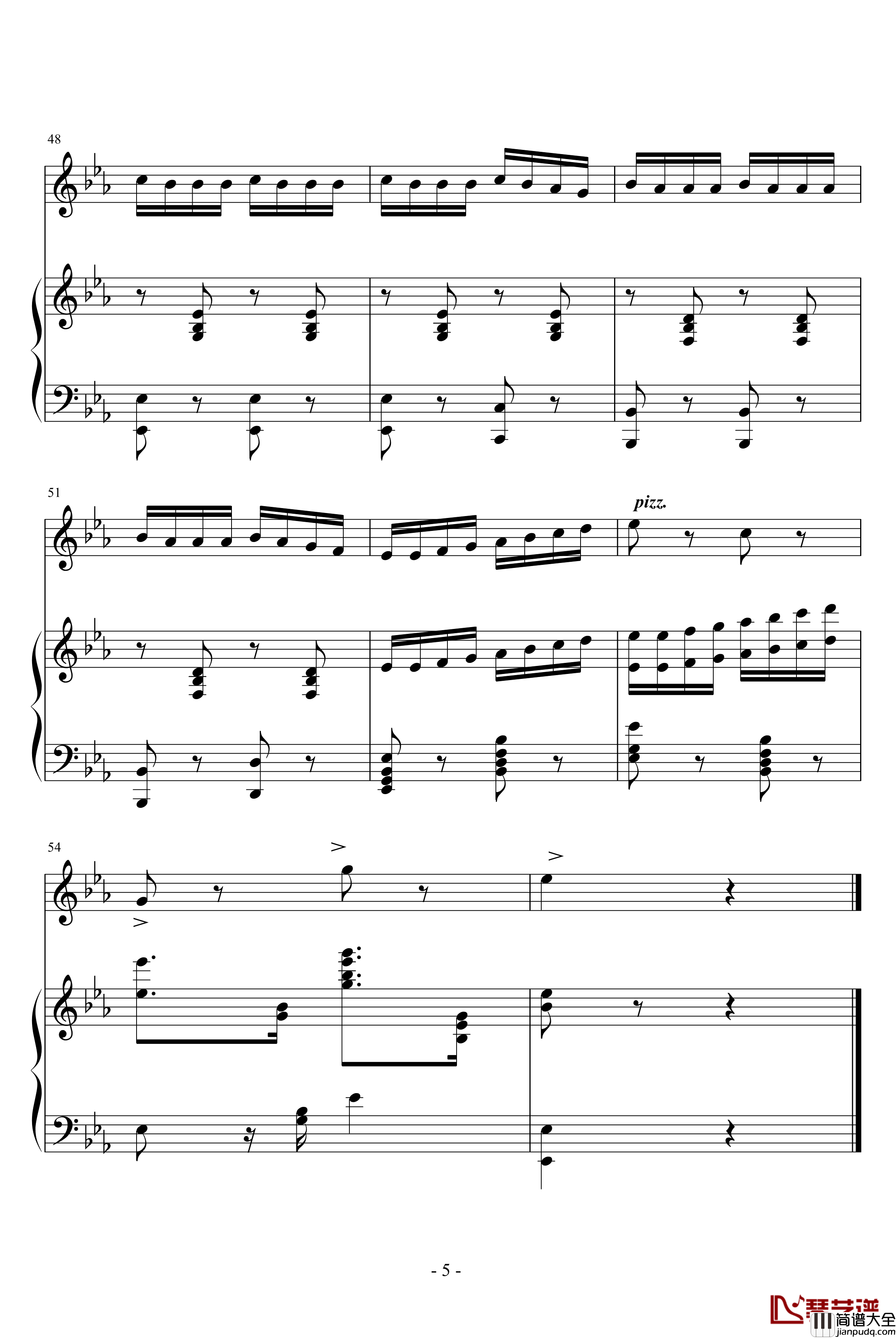 那不勒斯舞曲钢琴谱_柴科夫斯基