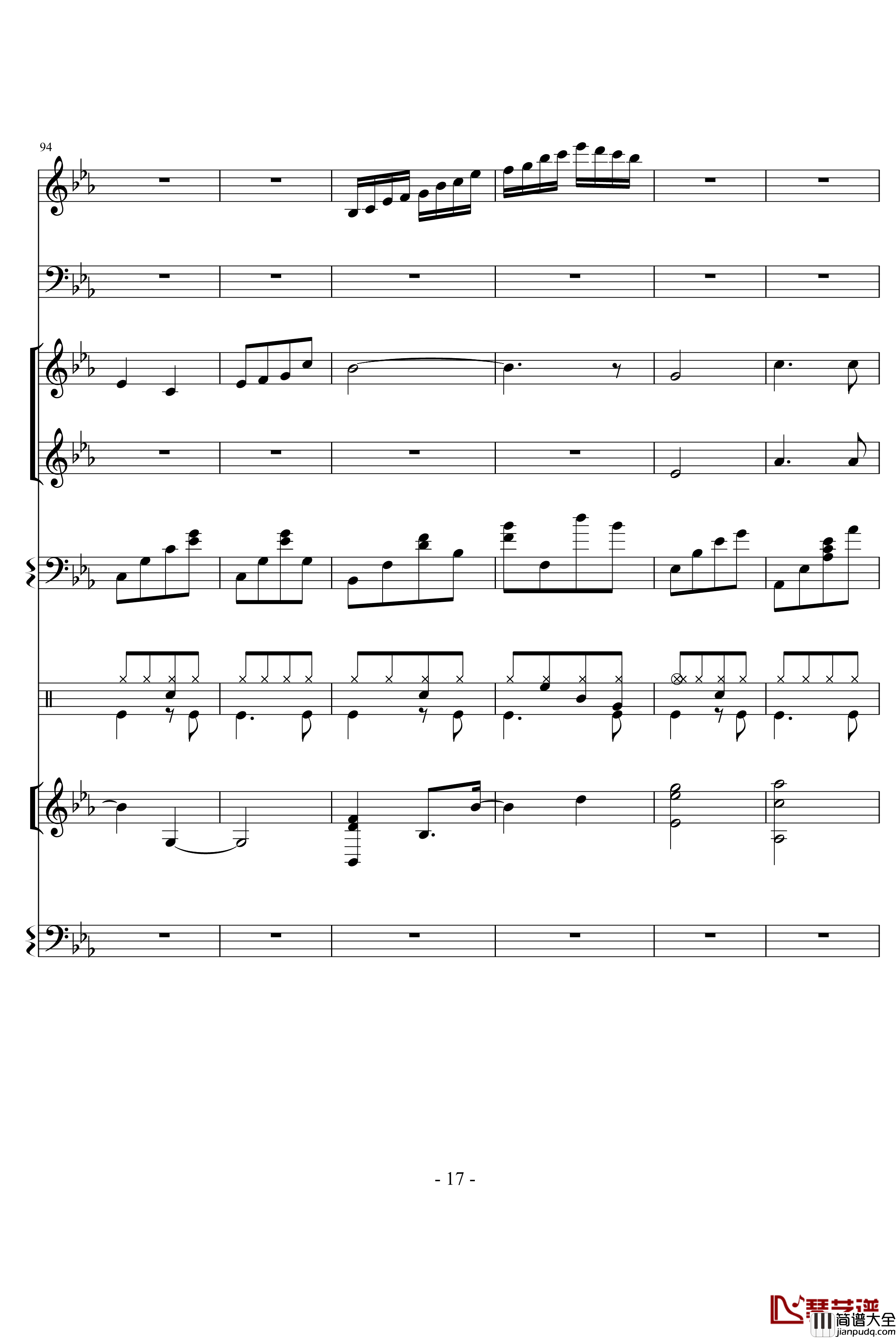 让我们荡起双桨钢琴谱_中国名曲