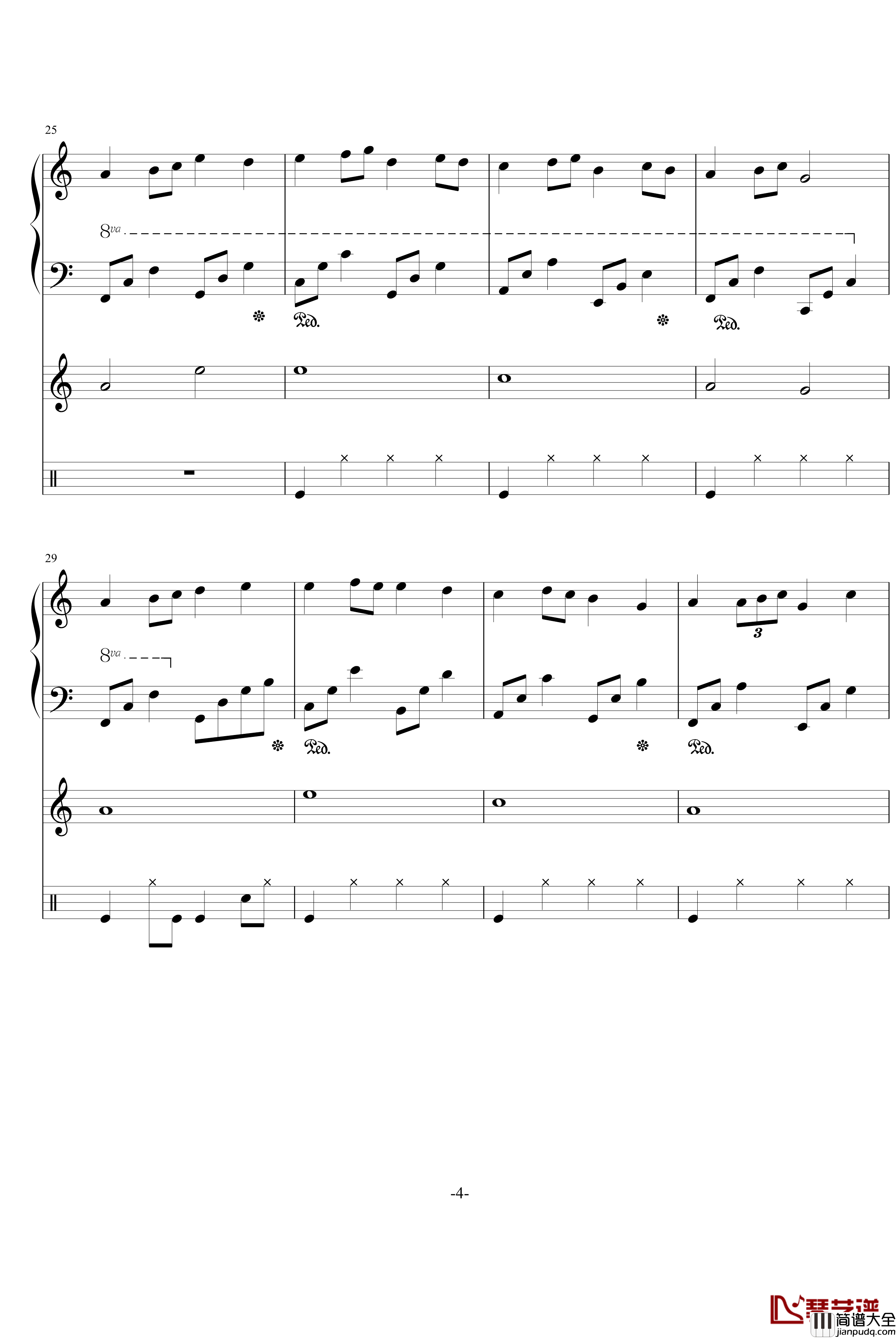 回忆那一天钢琴谱_PianoYZ