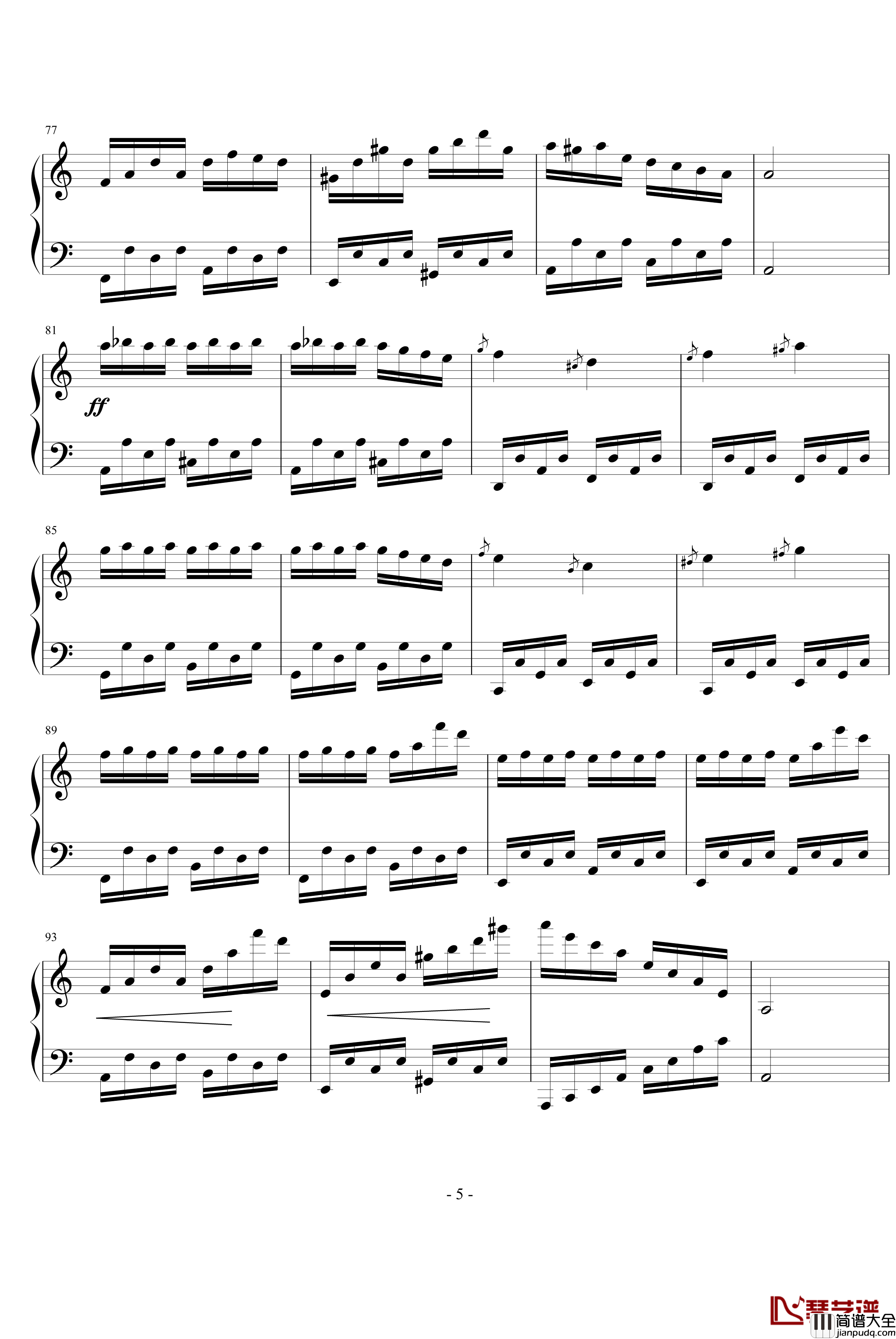 Pagrag钢琴谱_马克西姆_Maksim·Mrvica