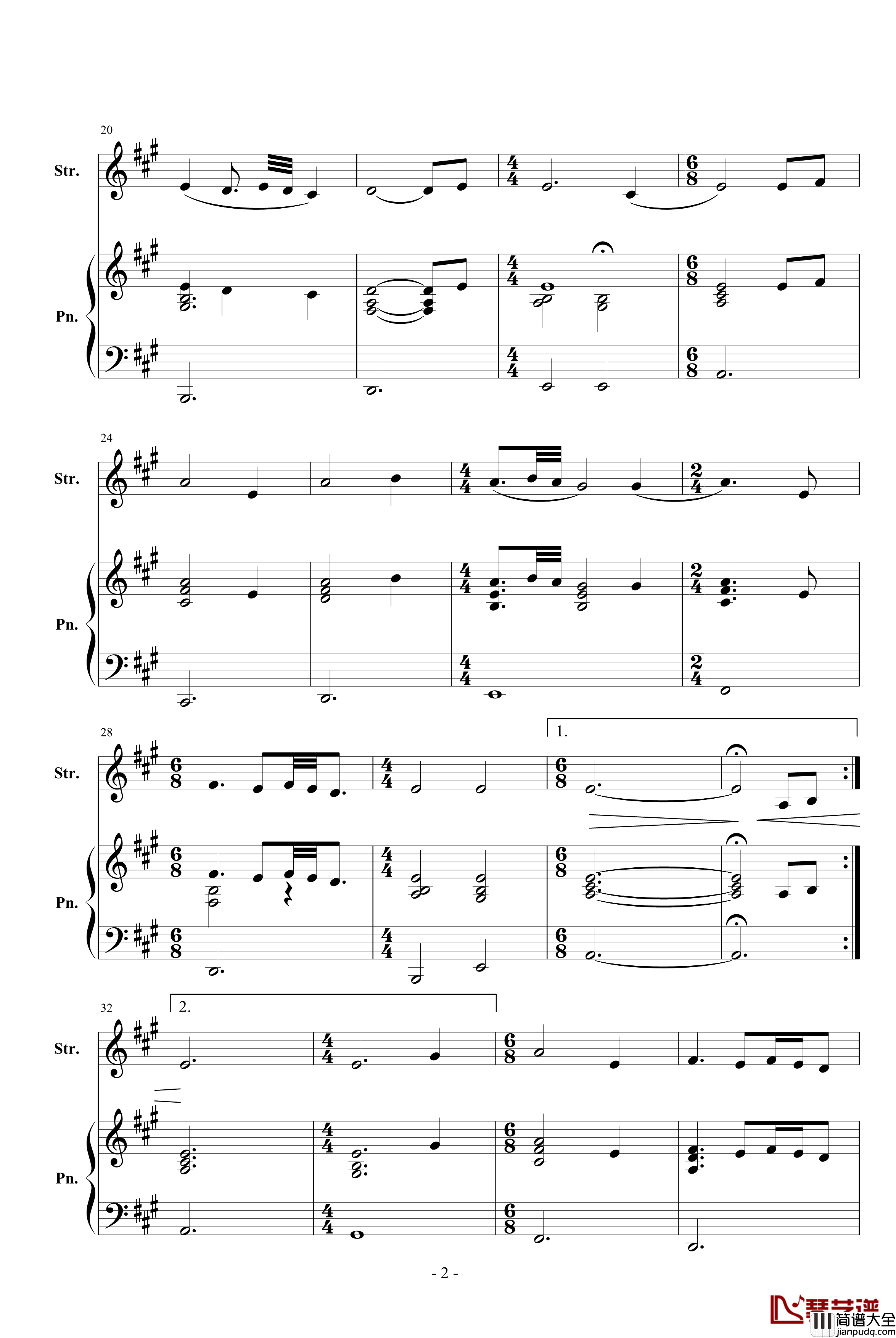 May_It_Be钢琴谱_指环王主题曲_影视