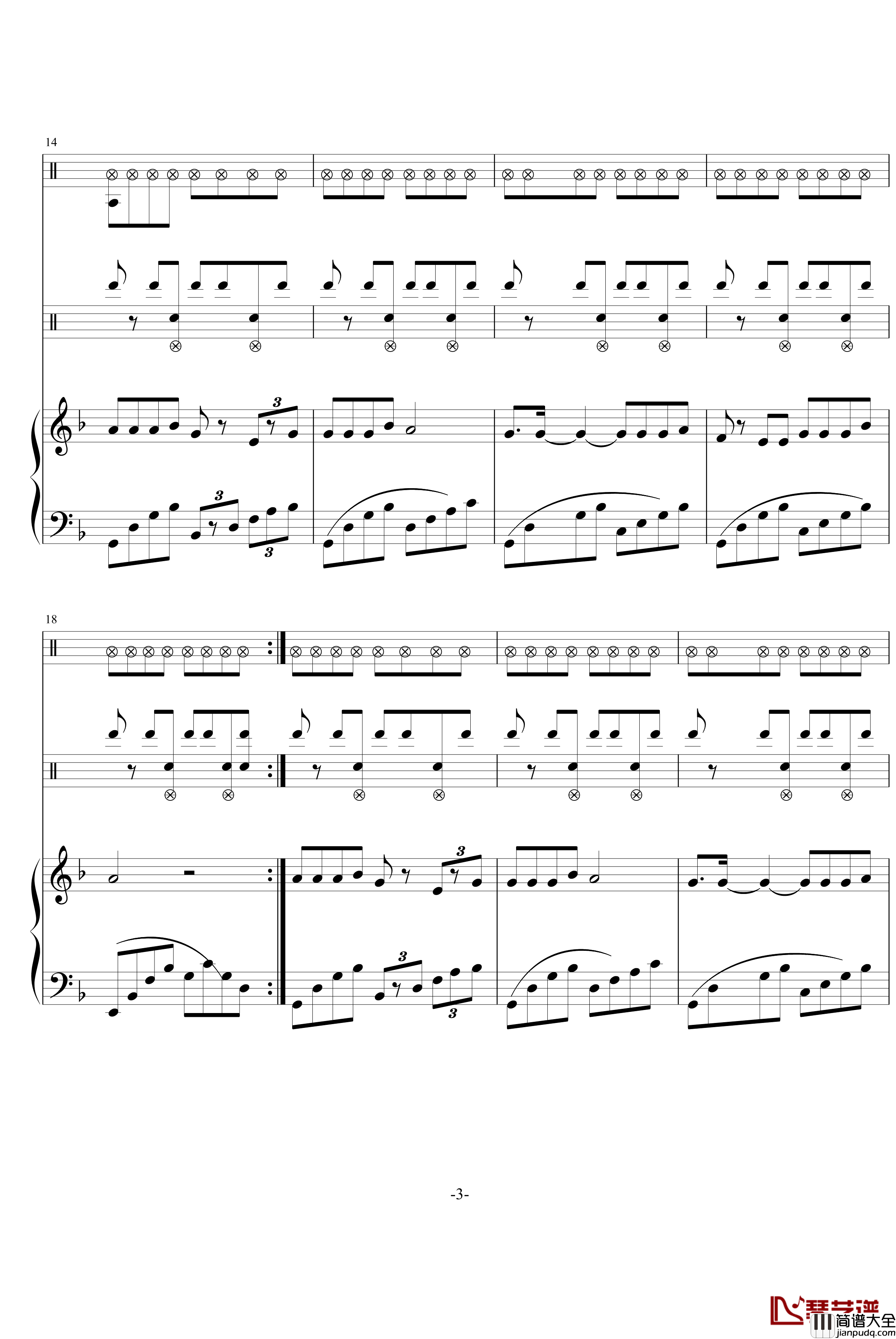 秋枫组曲一钢琴谱_swenl