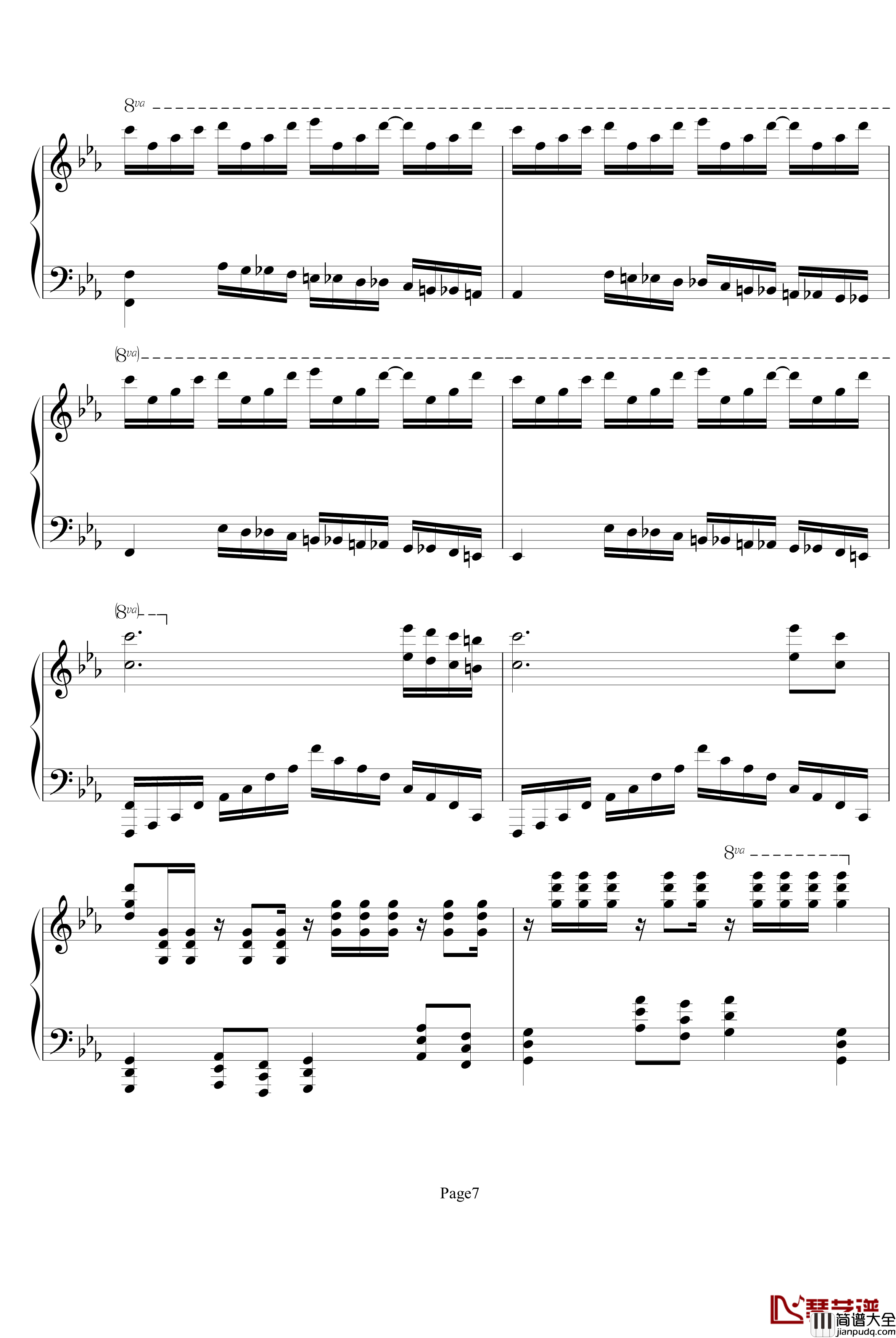 Victory钢琴谱_电音版_马克西姆_Maksim·Mrvica