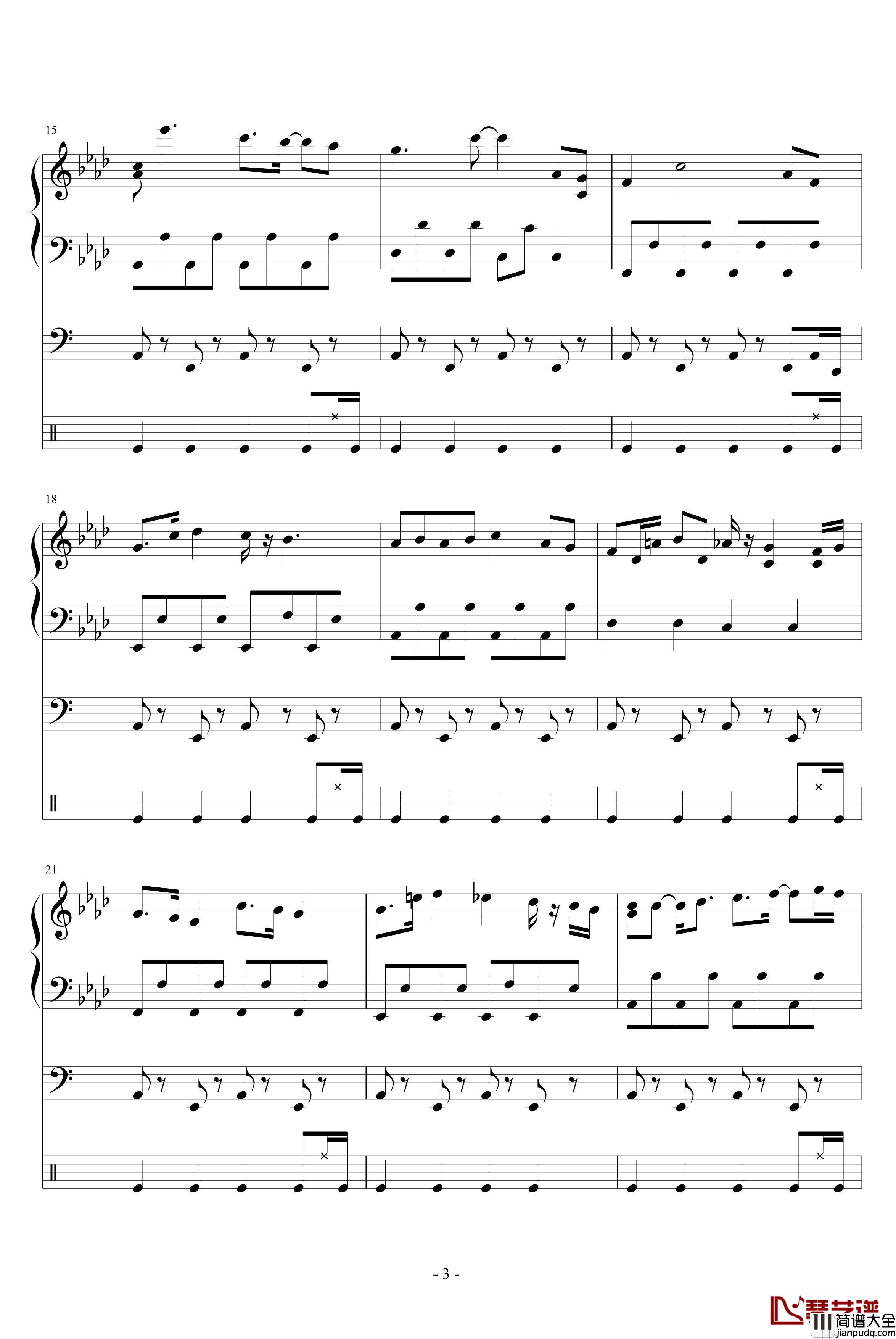 柯南主题曲钢琴谱_名侦探柯南