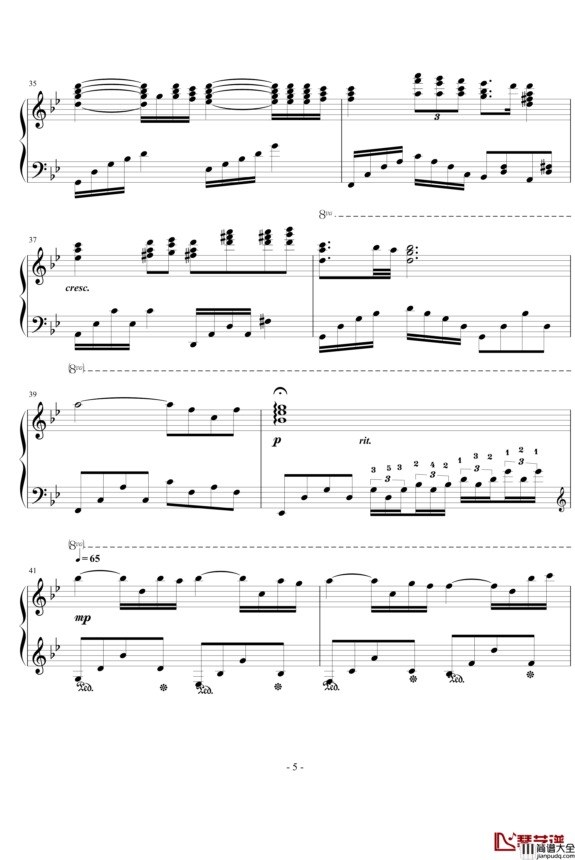 梦之祭钢琴谱_Ku.Klux.Klan