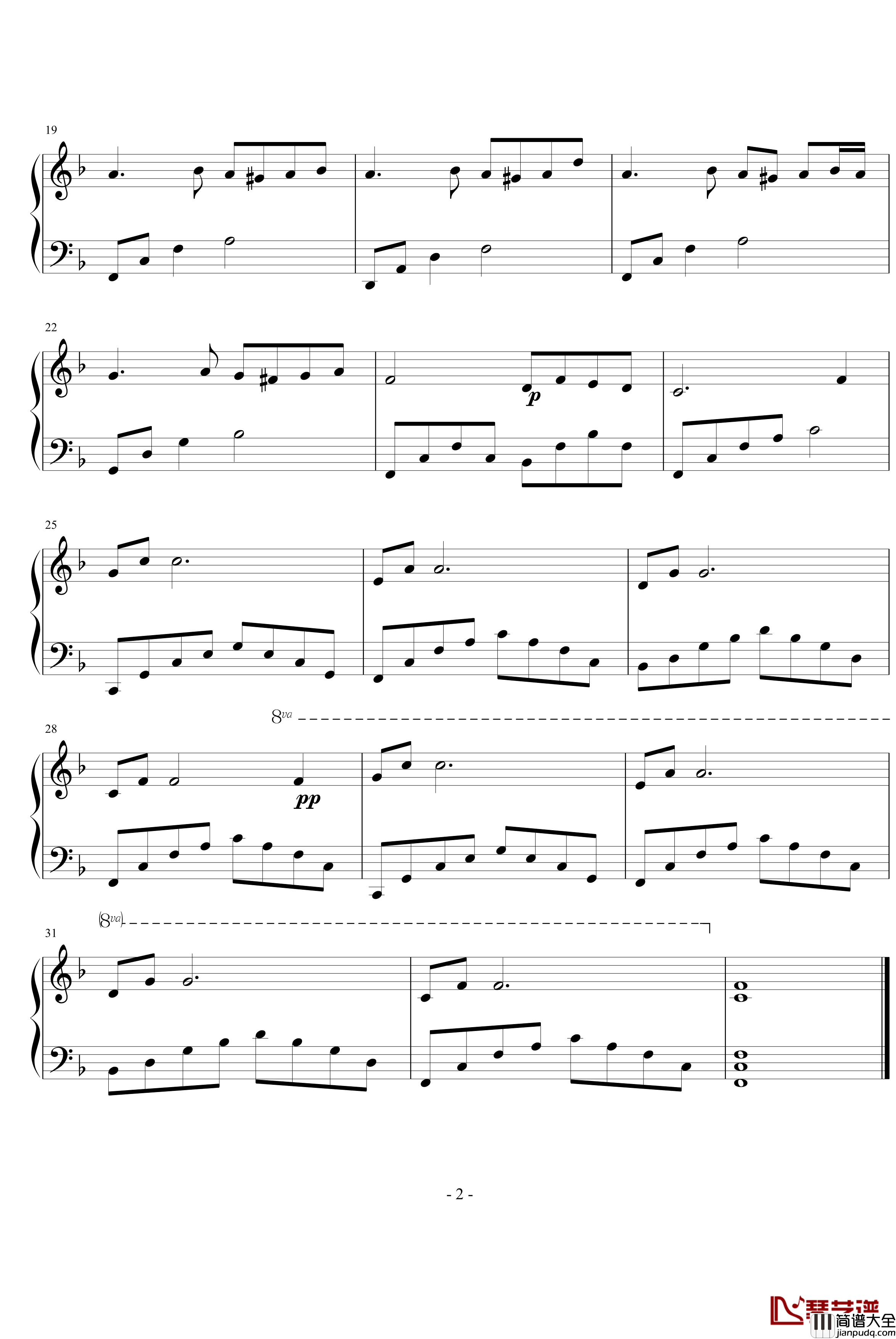 牵绊的爱主题曲钢琴谱_Ben_韩日剧