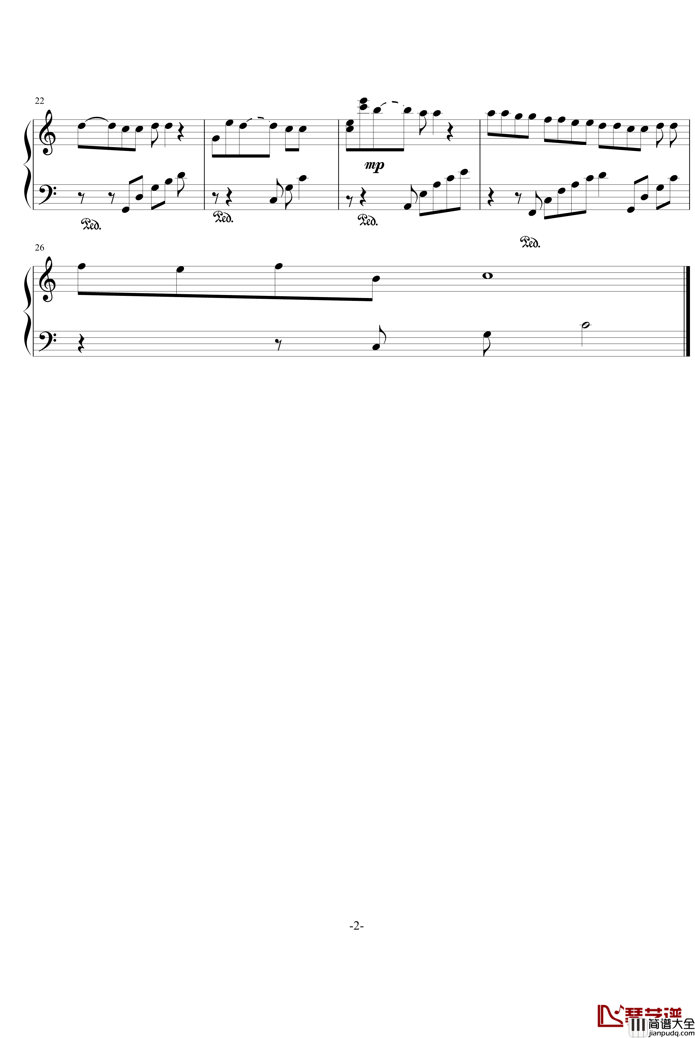 DTchildren's_day钢琴谱_pianohood