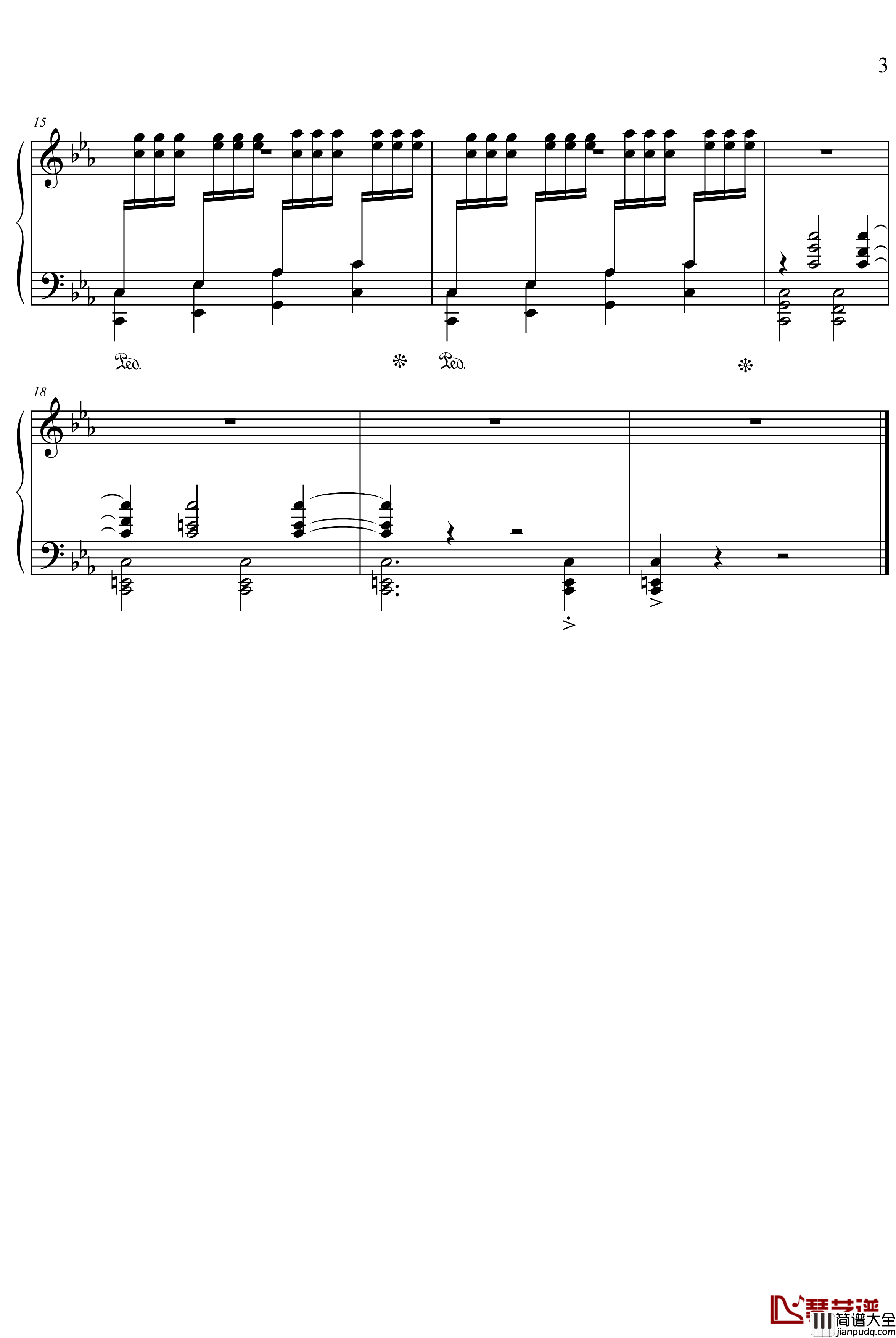 练习曲之激愤的左手钢琴谱_超越MB