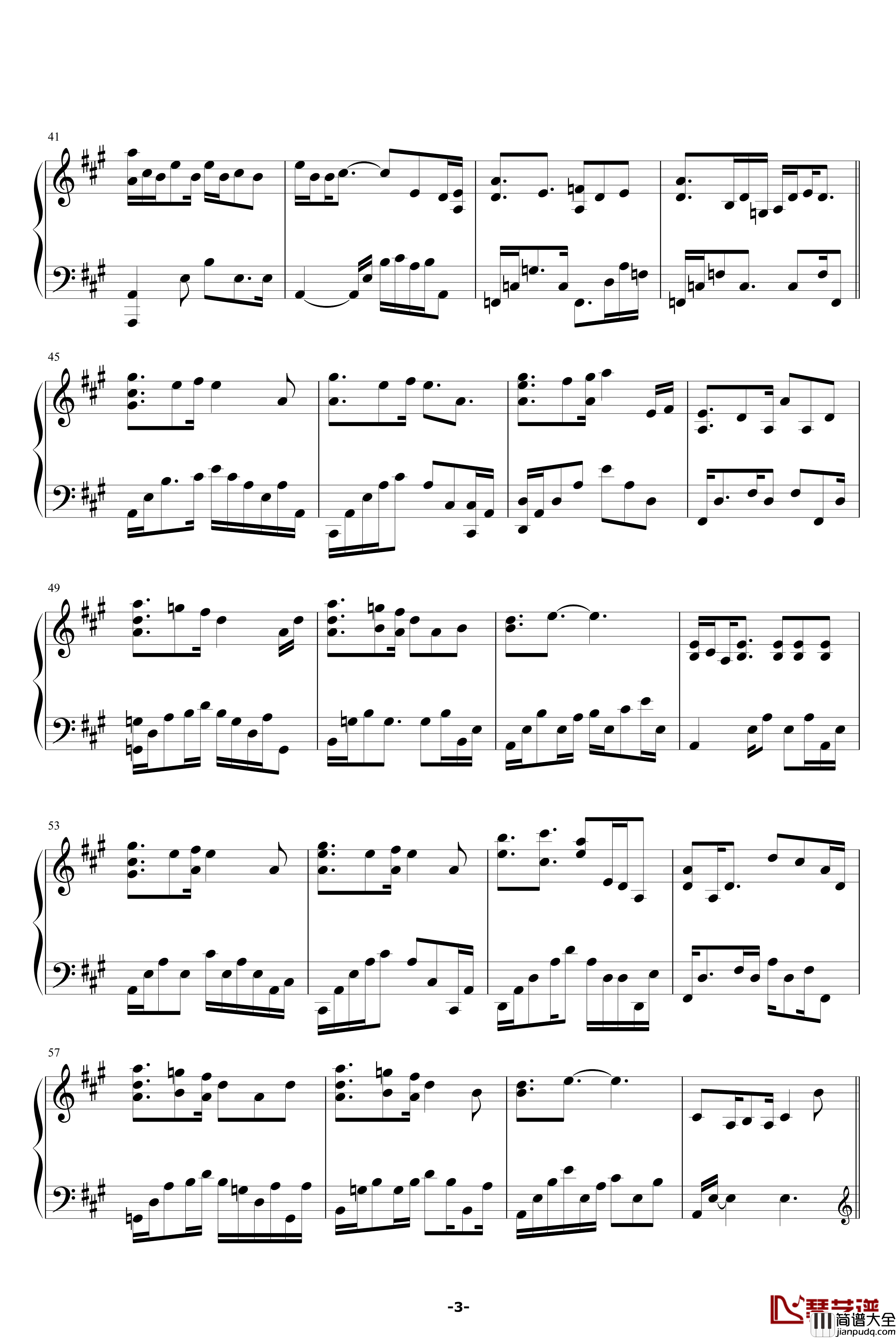 Present钢琴谱_Yiruma