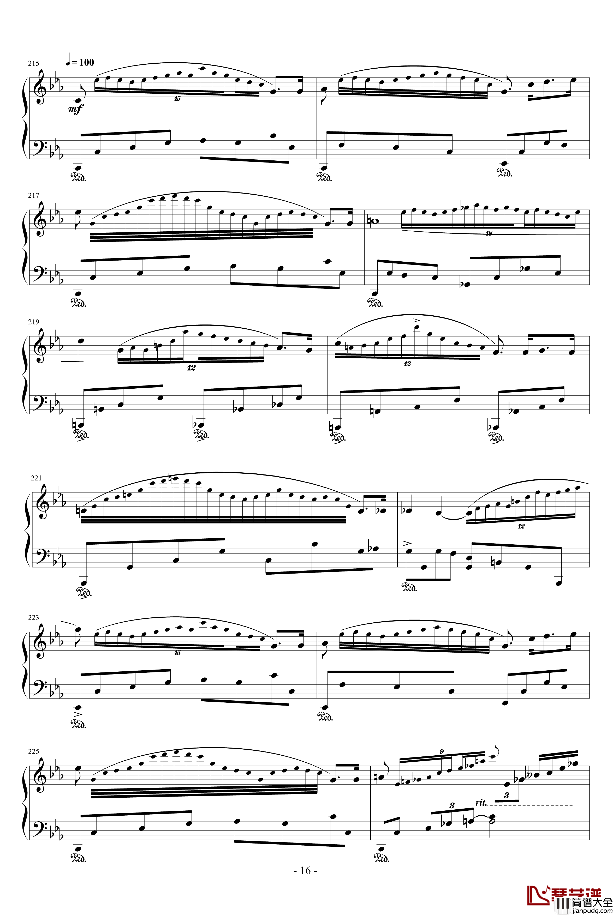“肖邦革命幻想曲钢琴谱_肖邦_chopin