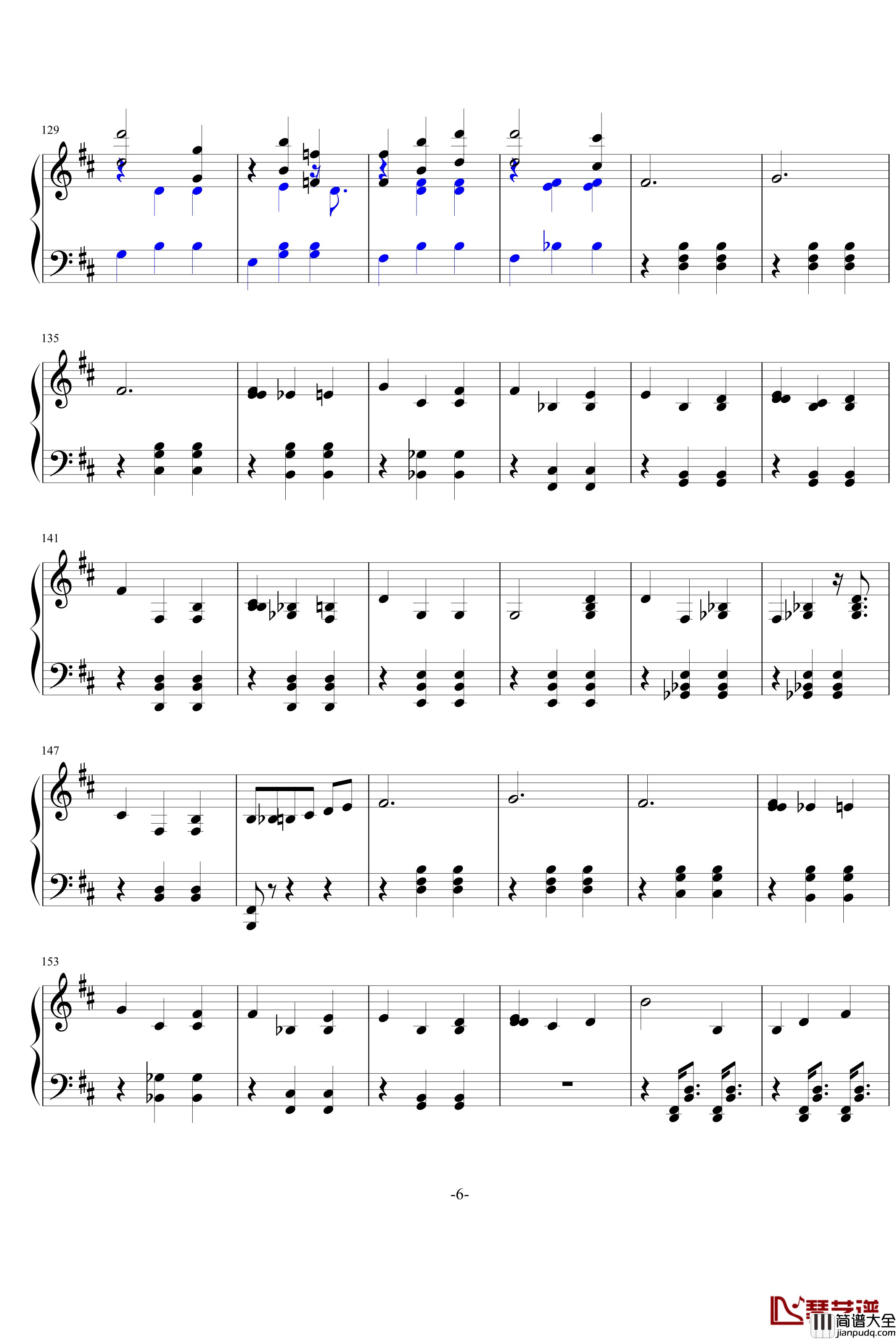 花之圆舞曲钢琴谱_柴科夫斯基_Peter_Ilyich_Tchaikovsky