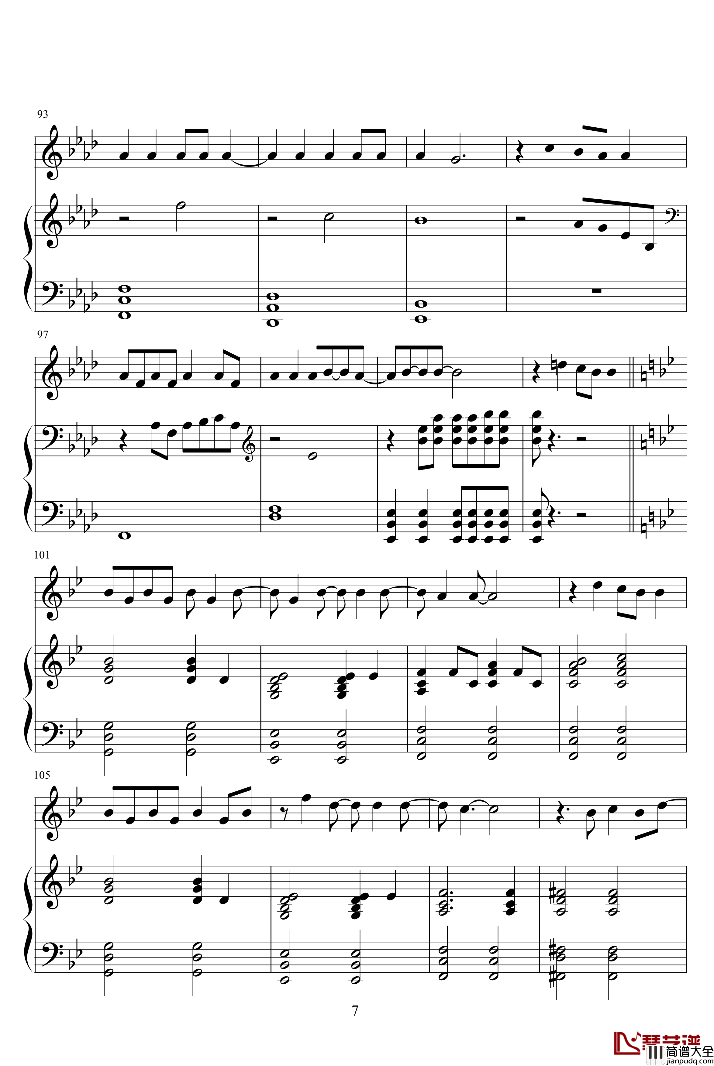 because_of_you钢琴谱_Kelly_Clarkson