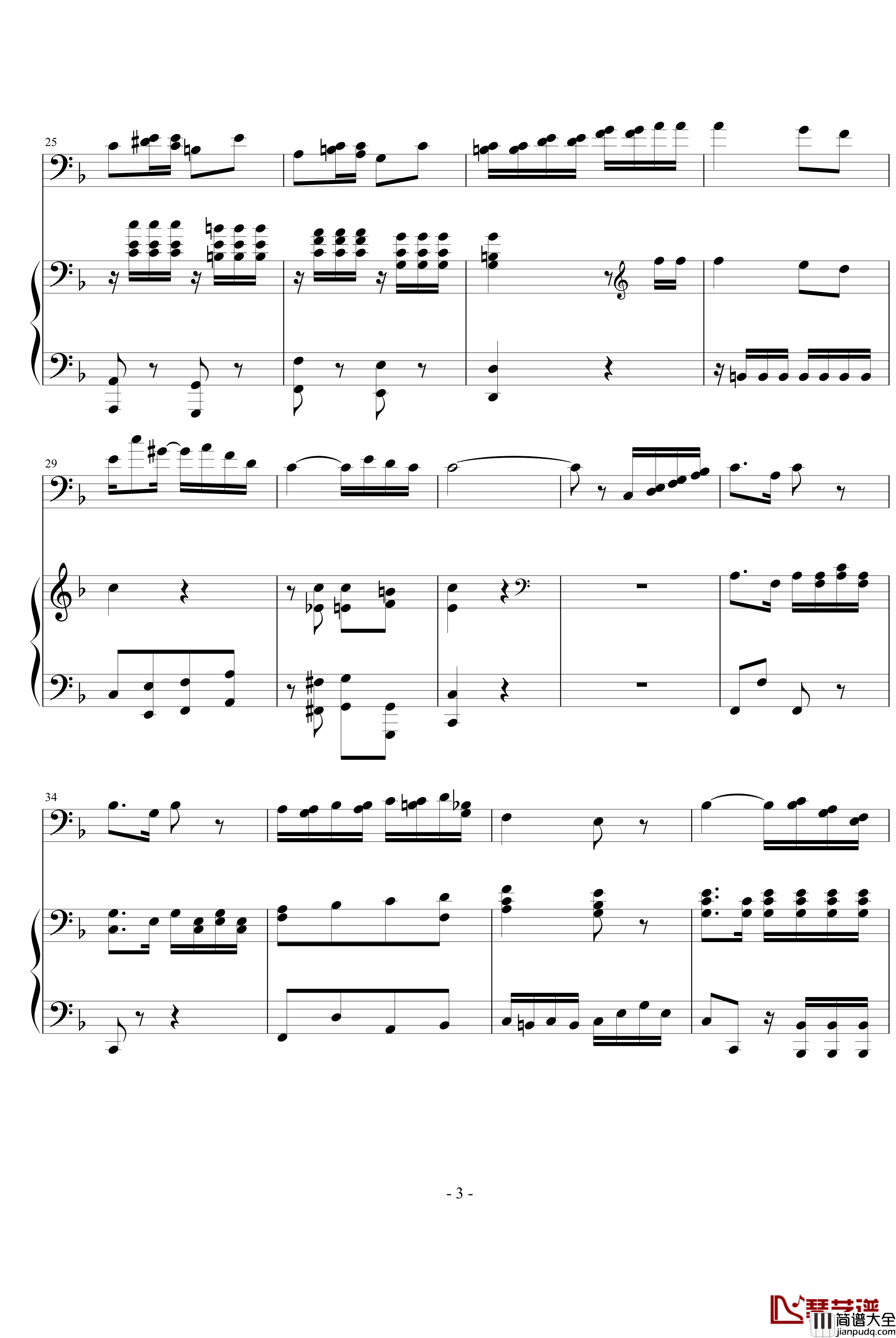 大提琴协奏曲钢琴谱_海顿
