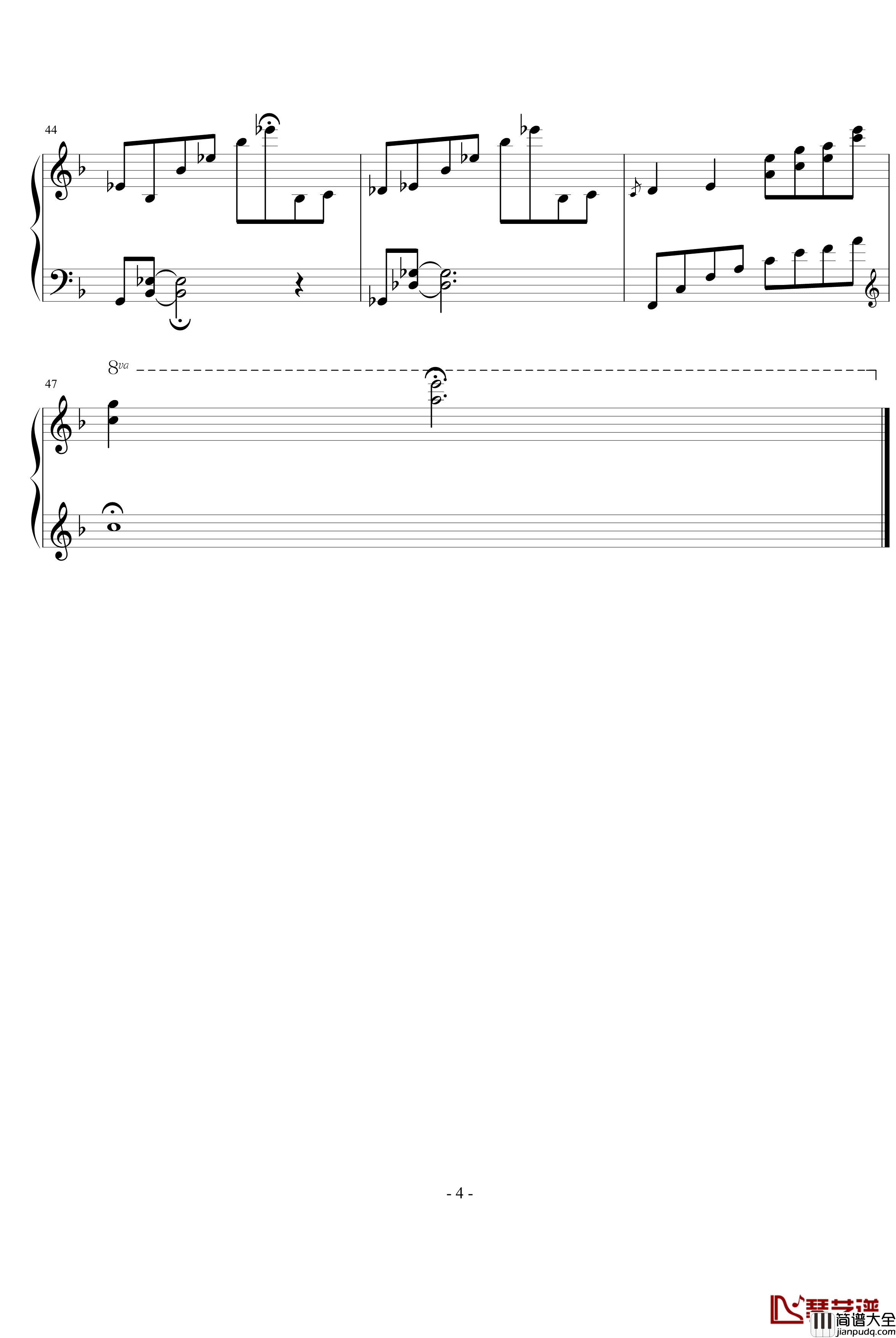 Tears_On_Love钢琴谱_Yiruma