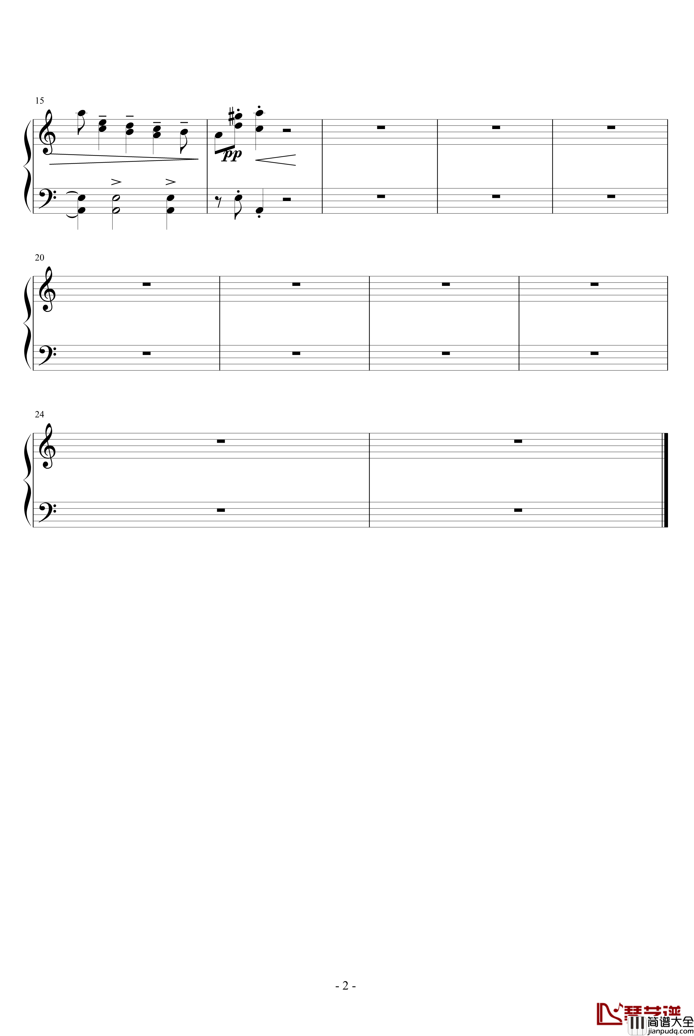 四小天鹅舞曲钢琴谱_柴科夫斯基_Peter_Ilyich_Tchaikovsky