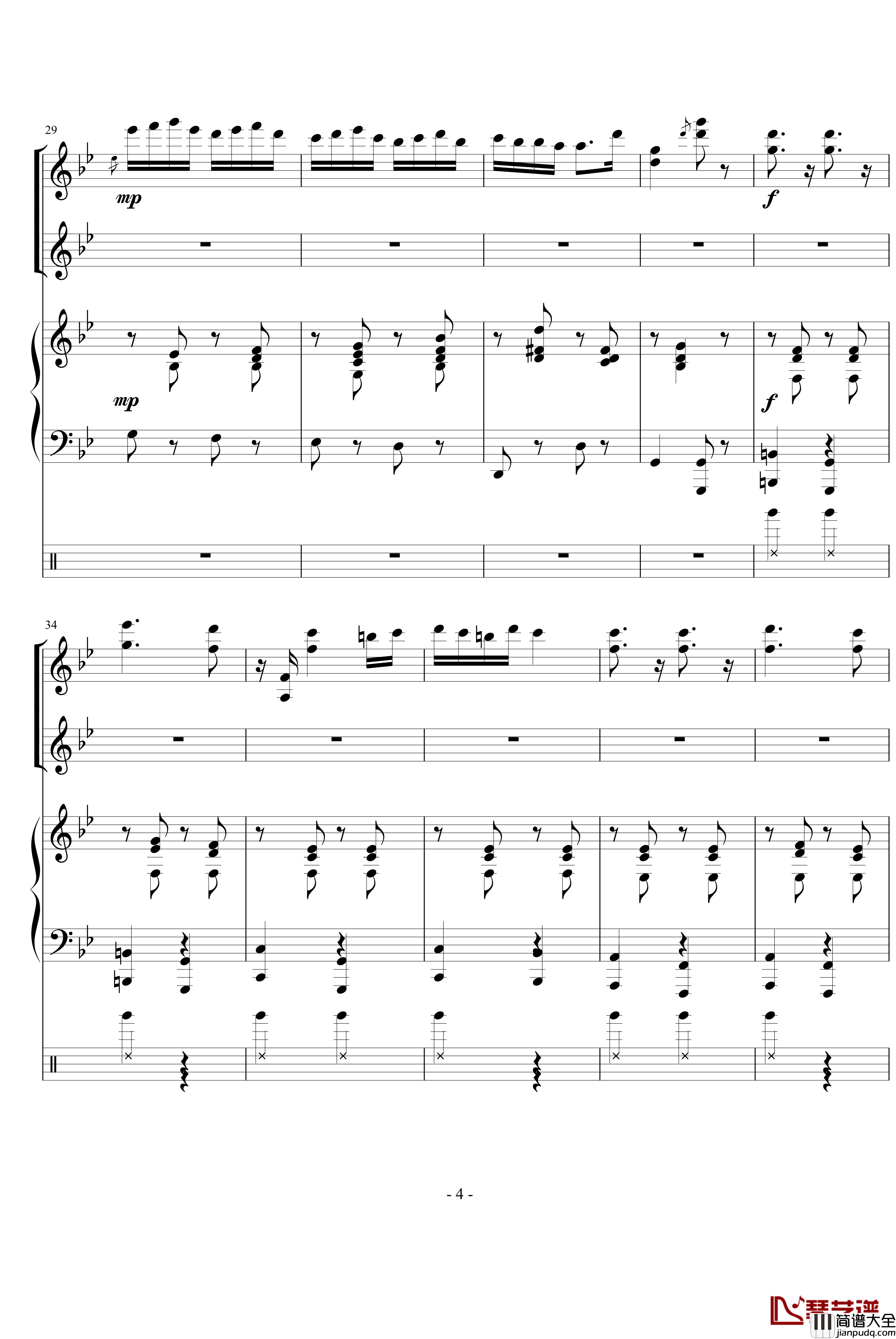 匈牙利舞曲第五号钢琴谱_勃拉姆斯_Brahms