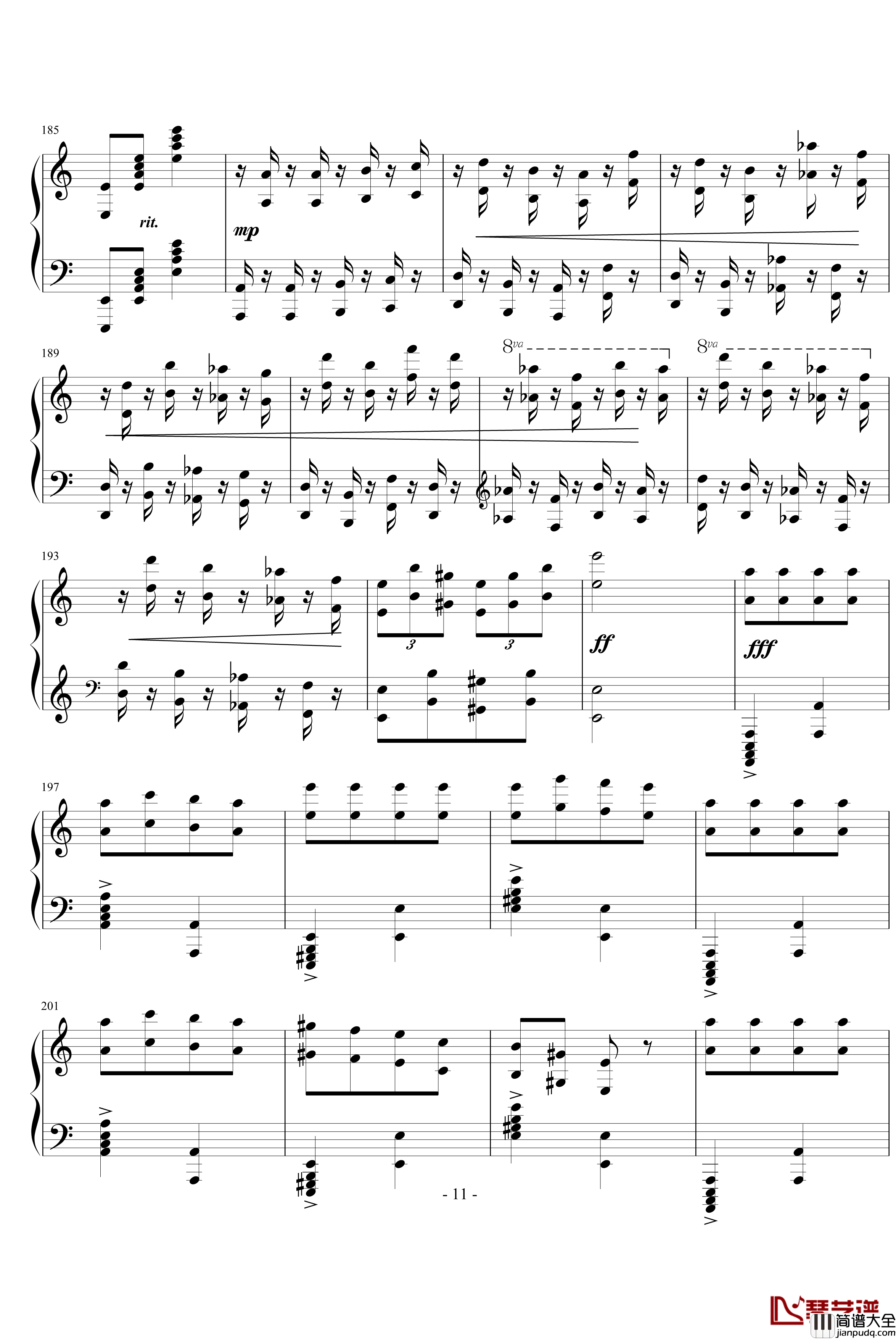 Pagrag钢琴谱_马克西姆_Maksim·Mrvica